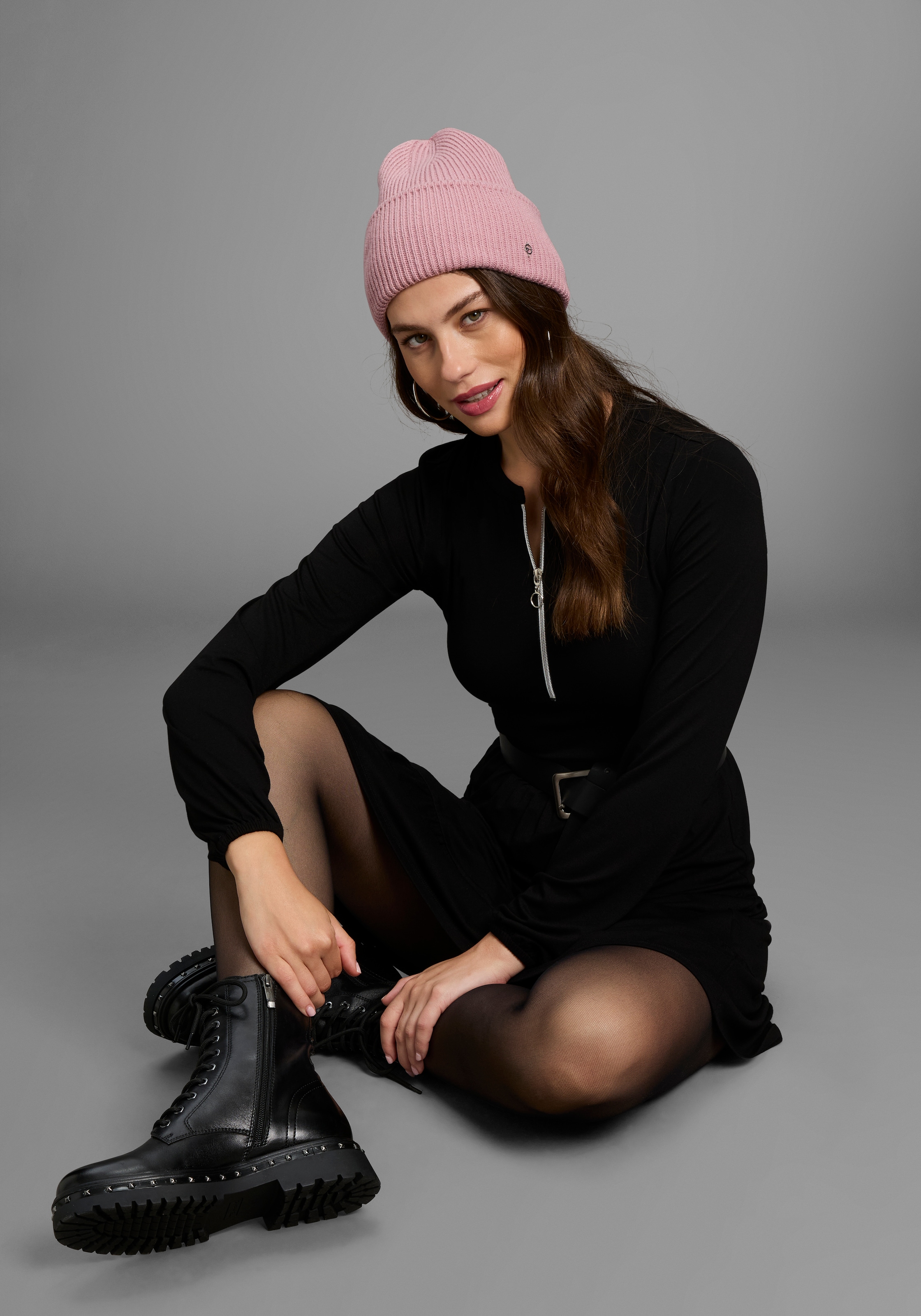 Bruno Banani Jerseykleid, mit tollem Reissverschluss-Detail - NEUE KOLLEKTION