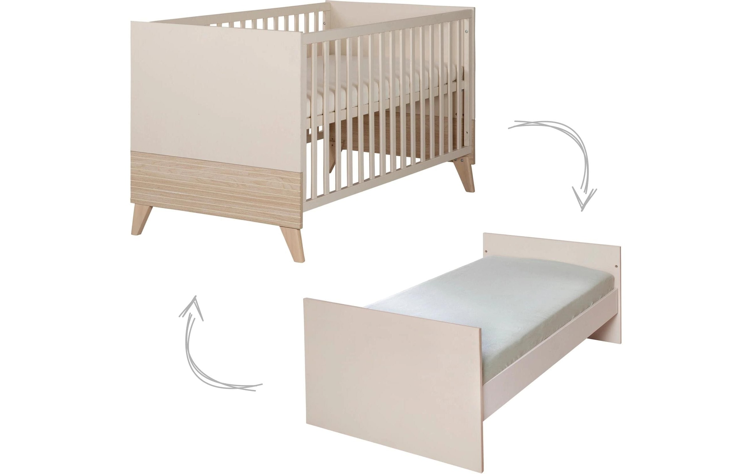 roba® Babybett »Sidney 70 x 140 cm«, (1 tlg.)