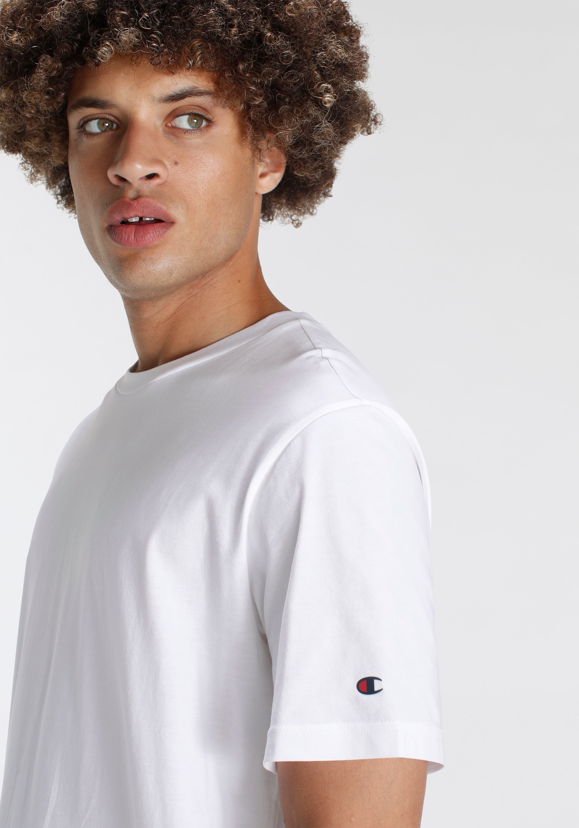 Champion T-Shirt, (Packung, 2 tlg.), Basic Shirt, Doppelpack