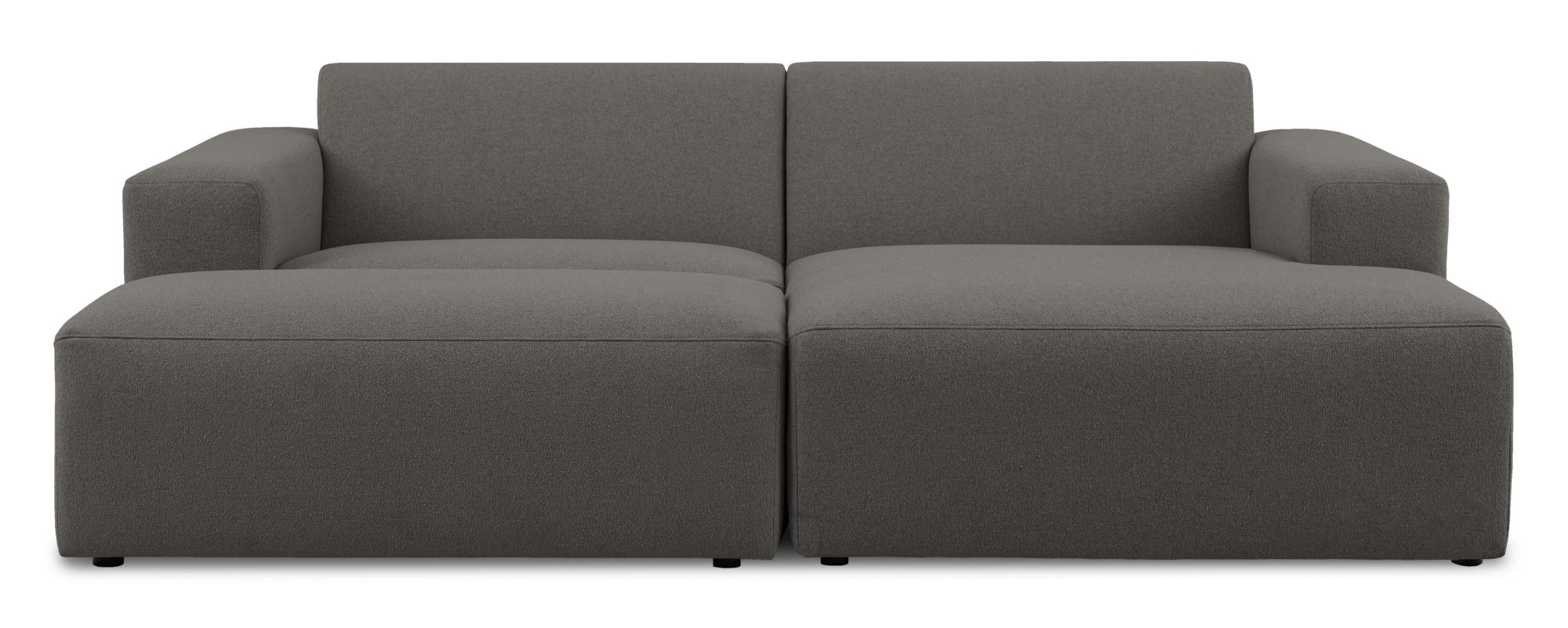 INOSIGN Ecksofa »Koa,228cm, L-Form, Modulsofa, Webstoff, Cord, Struktur«, Designsofa, Set, Hocker inklusive, weicher Lounge-Sitzkomfort