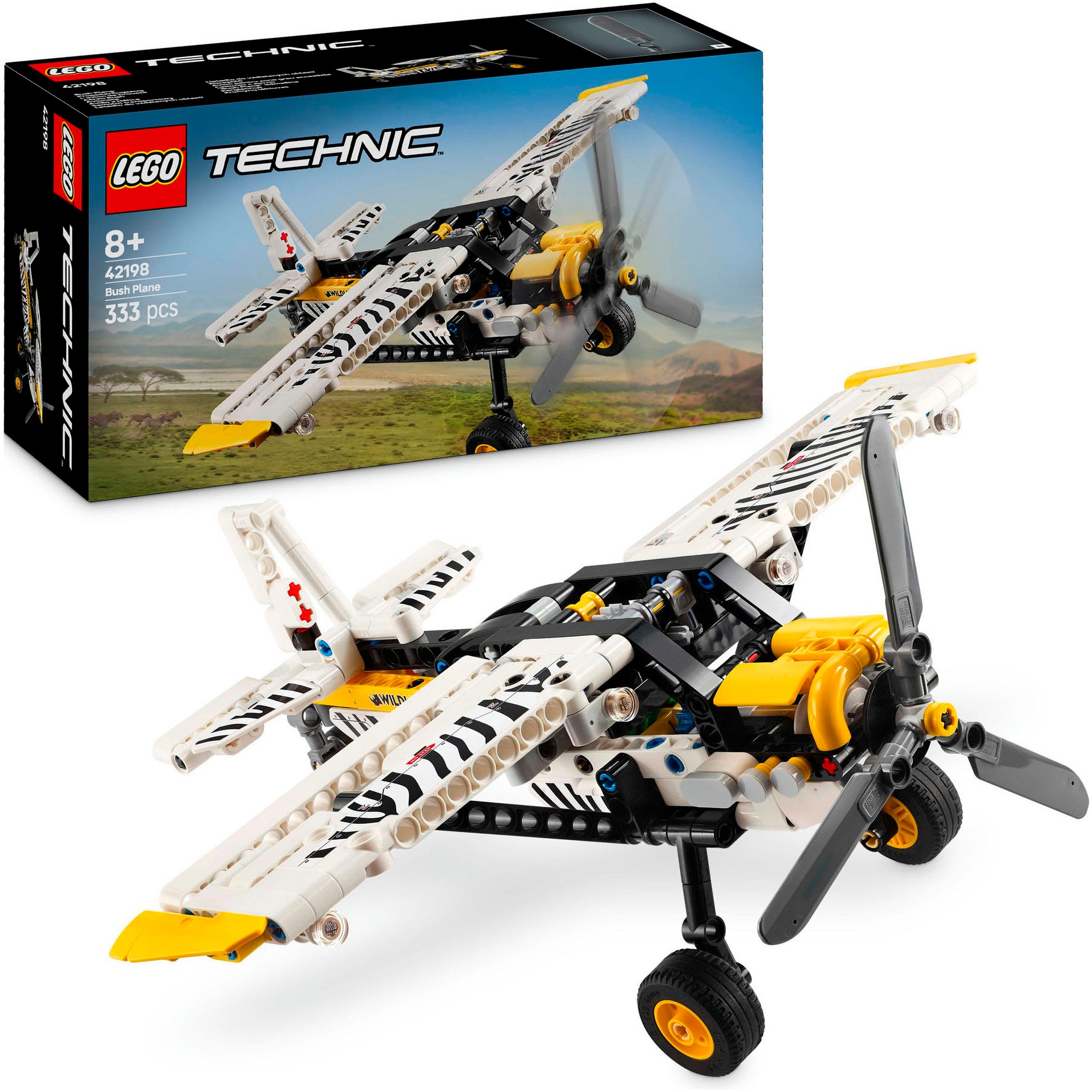 Lego Jungen Bunt Konstruktionsspielsteine "Propellerflugzeug (42198), Technic" Made In Europe
