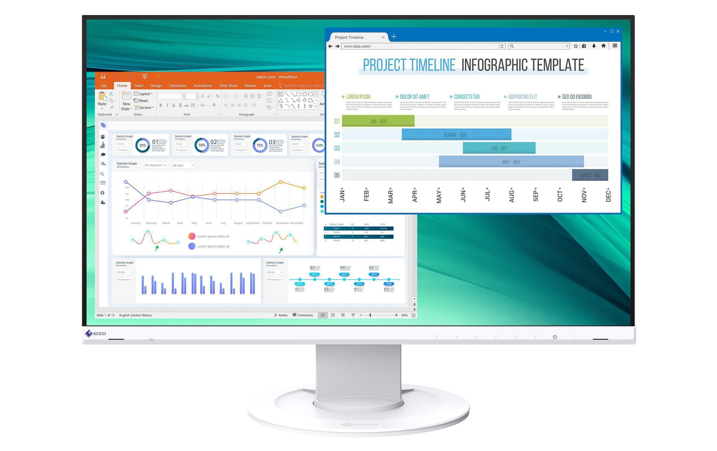 Eizo Ergo Monitor »EV2460-Swiss Edition« 60,214 cm/23,8 ″ 1920 x 1080 px Full HD 5 Reaktionszeit 60 Hz