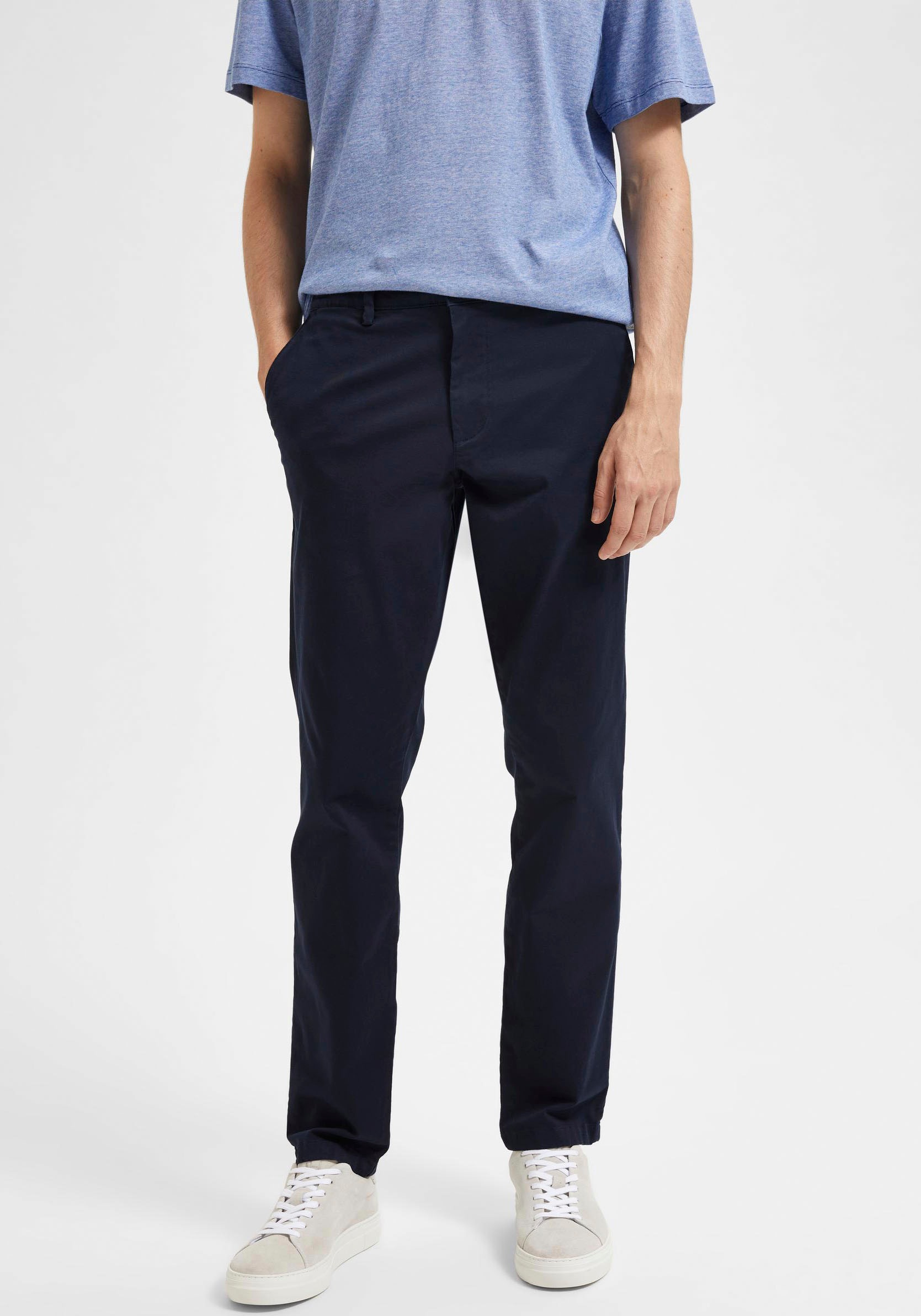 SELECTED Chinos »SLH175-SLIM NEW MILES FLEX PANT NOOS« Baumwollmischung, slim fit