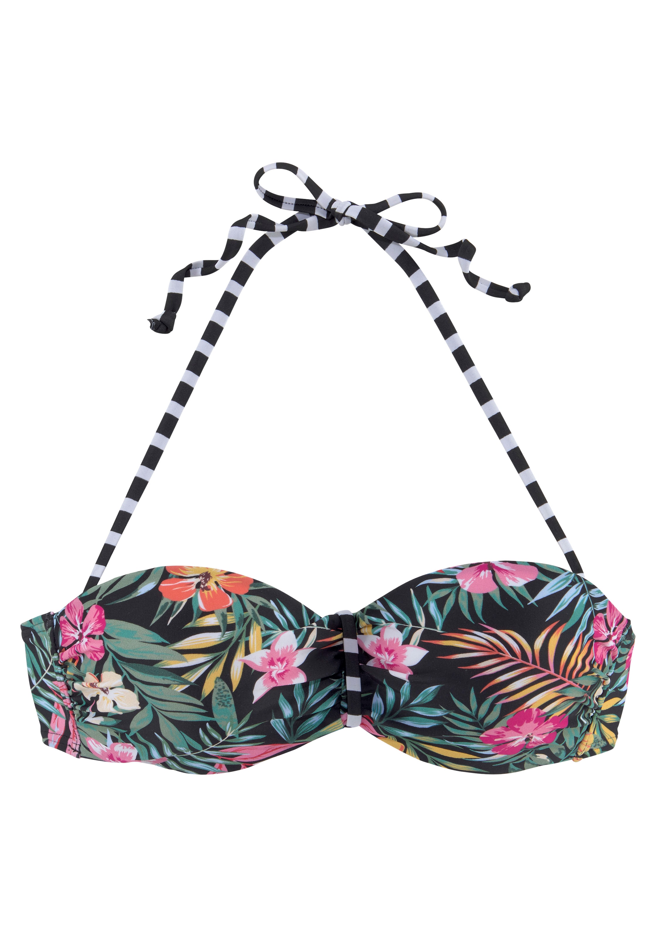 Venice Beach Bandeau-Bikini-Top »Summer«, mit geraffter Mitte