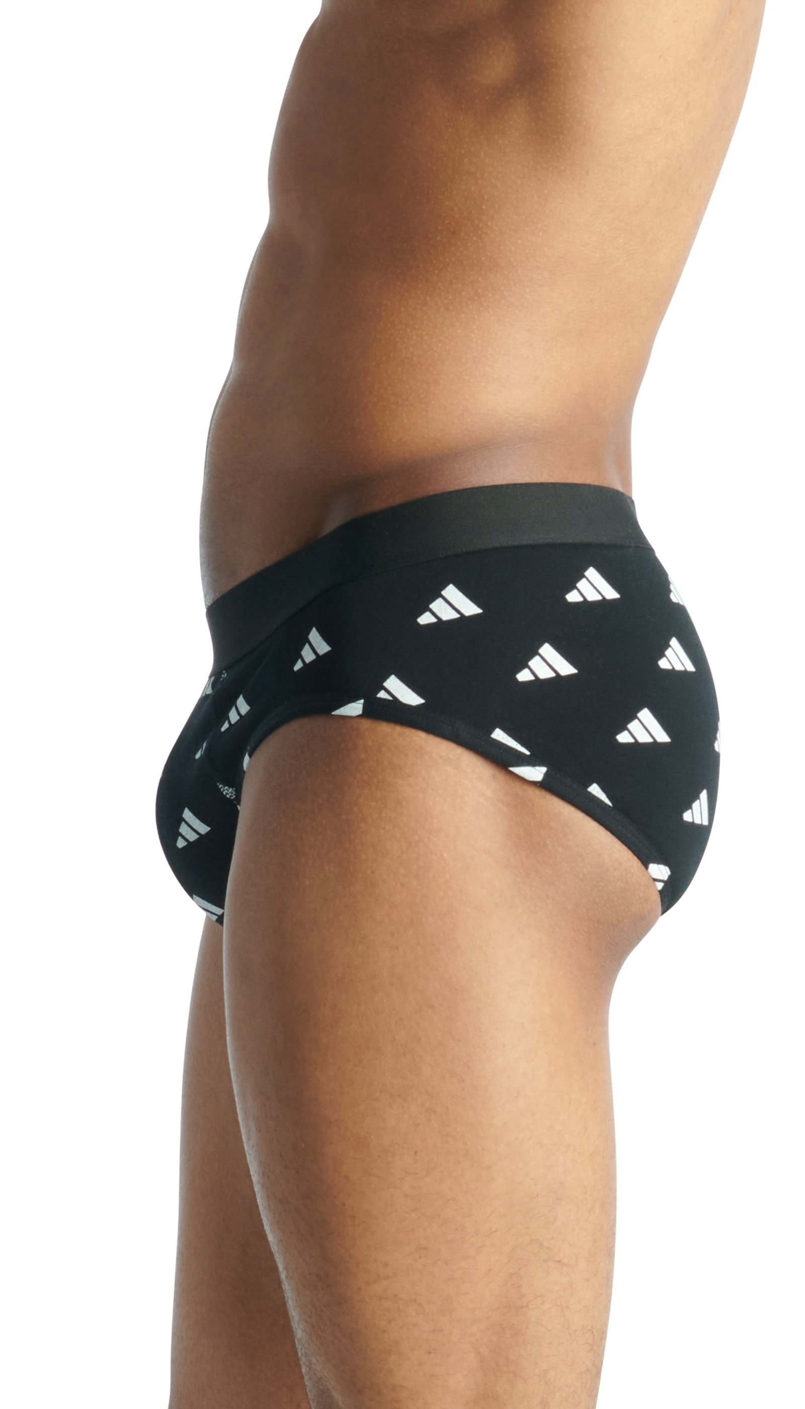 adidas Sportswear Slip »Active Flex Cotton«, (3er Pack), elastisch, Logo-Bund, scheuerfreies Tragegefühl, ohne Eingriff
