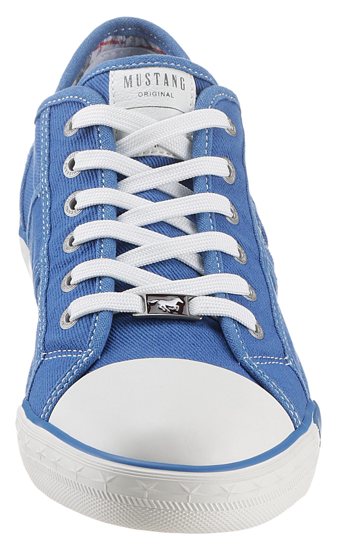 Mustang Shoes Sneaker, mit Mustang Markenlabel, Freizeitschuh, Halbschuh, Schnürschuh