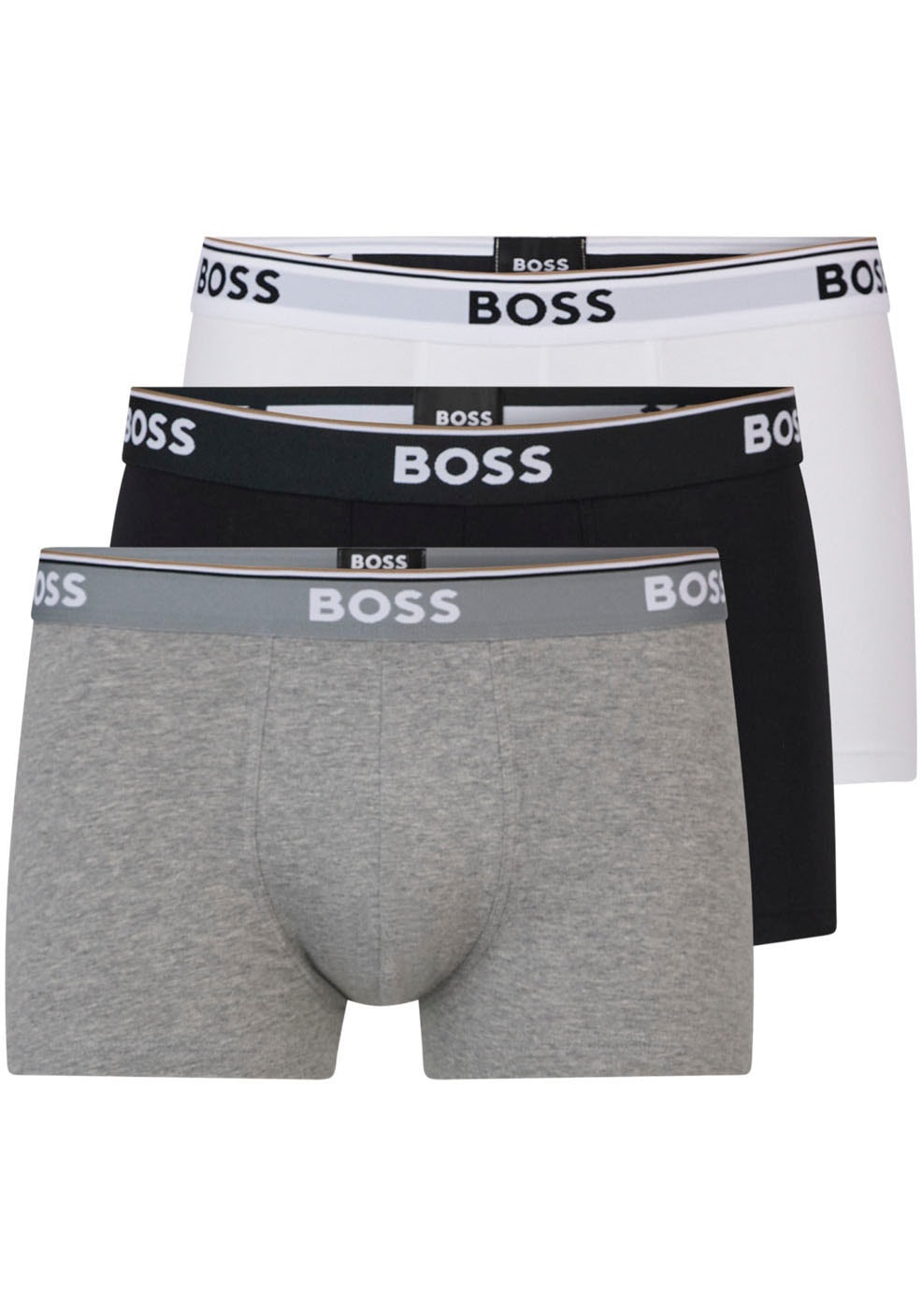 BOSS Boxer »TRUNK 3 PACK« 3 Stk. BOSS Schriftzug auf dem Bund