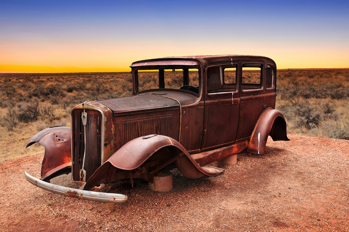 Papermoon Fototapete "Rout 66 Oldtimer"