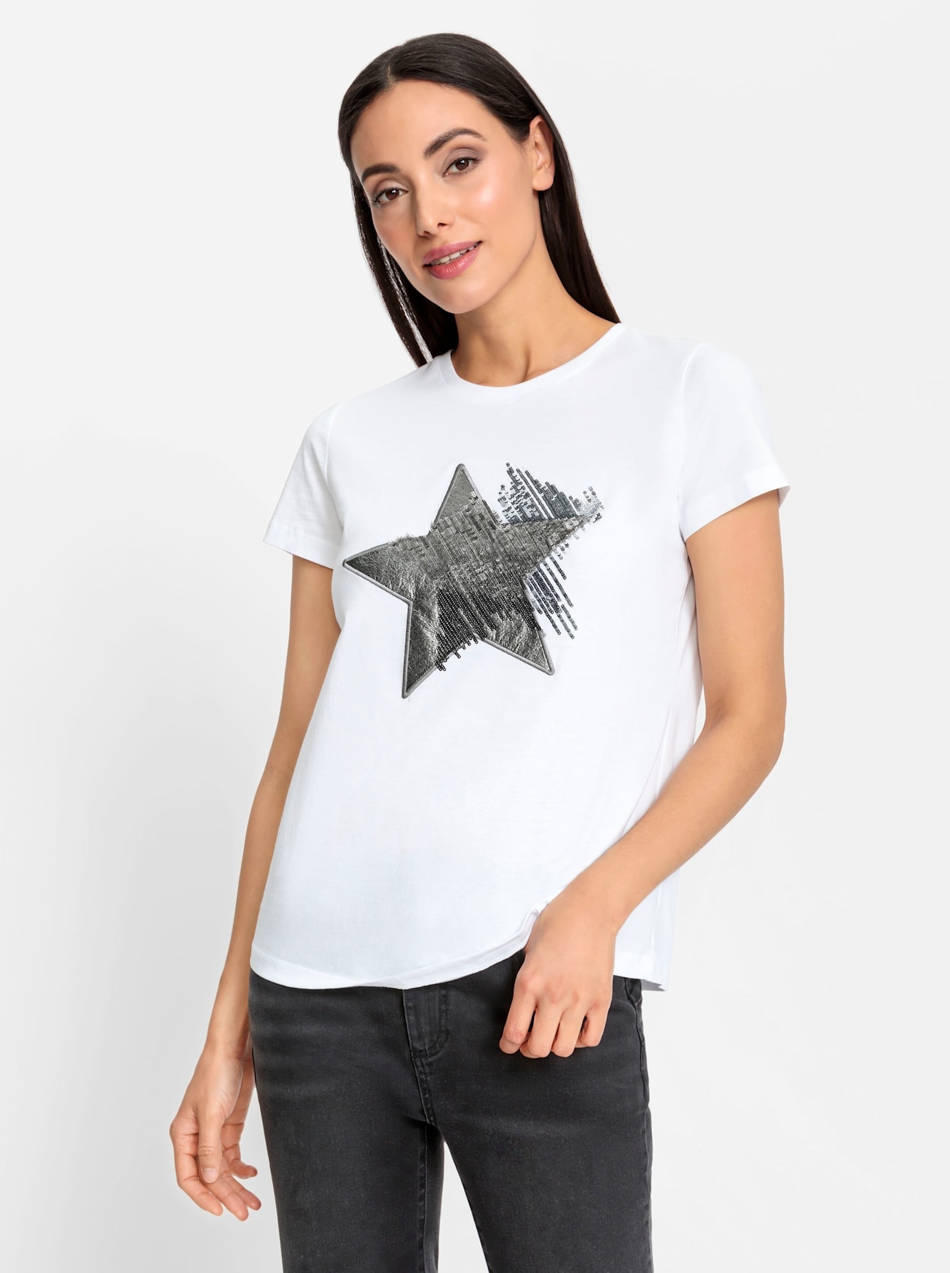 heine T-Shirt »Druck-Shirt«, (1 tlg.)