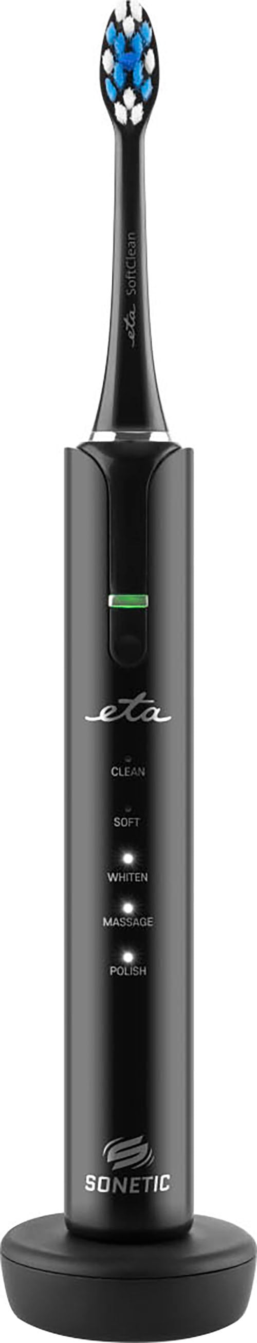 eta Schallzahnbürste »Sonetic ETA270990000«, 4 St. Aufsteckbürsten, Innovative Schalltechnologie MOVE+ (bis zu 40.000 Bewegungen/Minute)