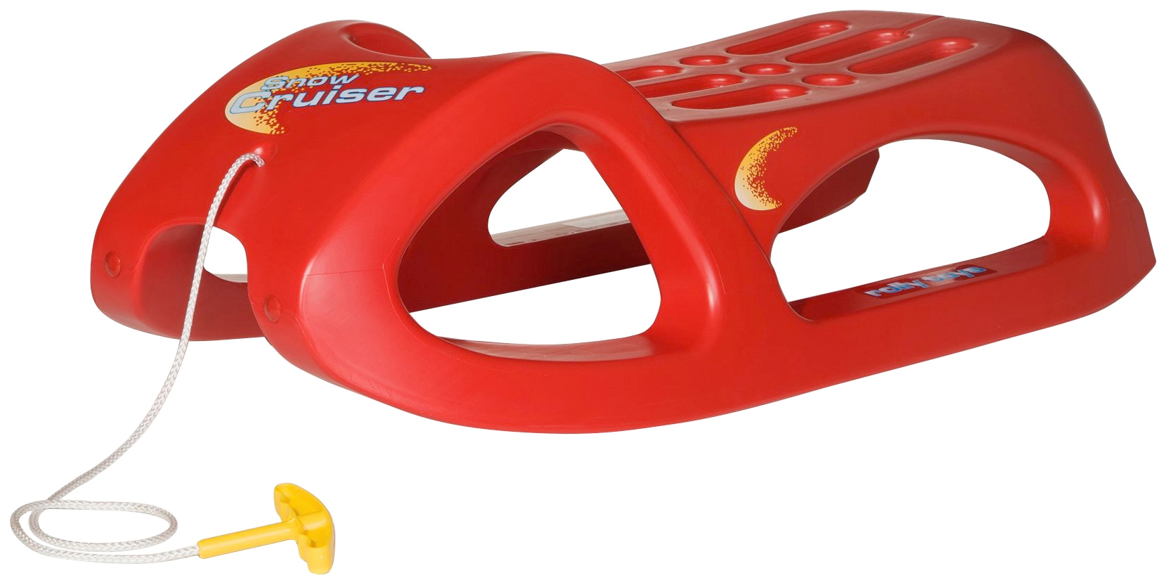 Rolly Toys Schlitten »rollySnow Cruiser, rot«, mit Stahlschienen an den Kufen