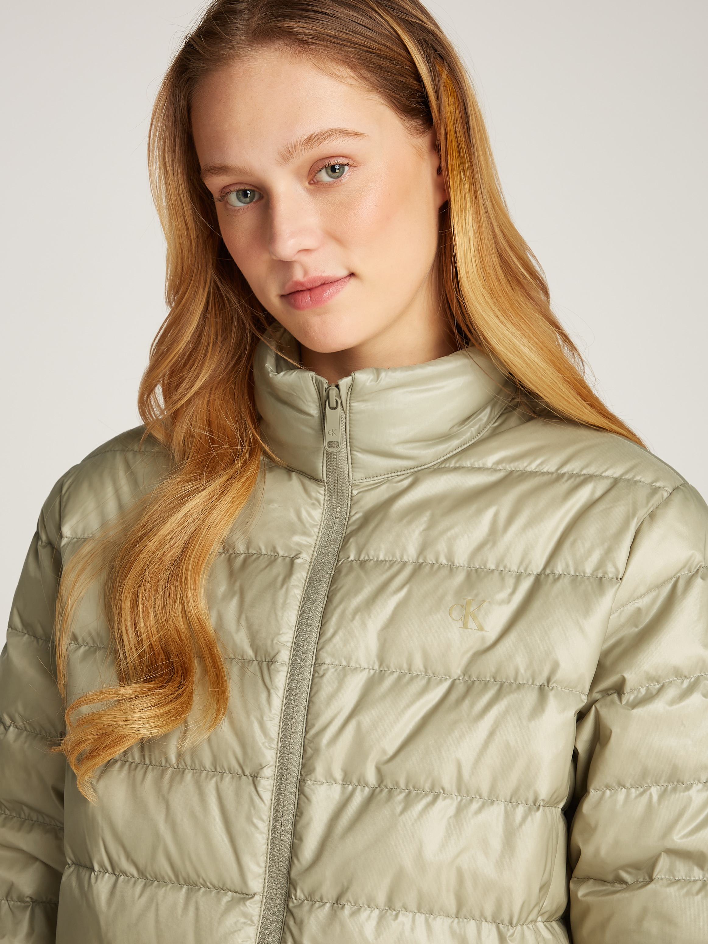 Calvin Klein Jeans Steppjacke »UL DOWN SHINE PUFFER«, mit Logodruck