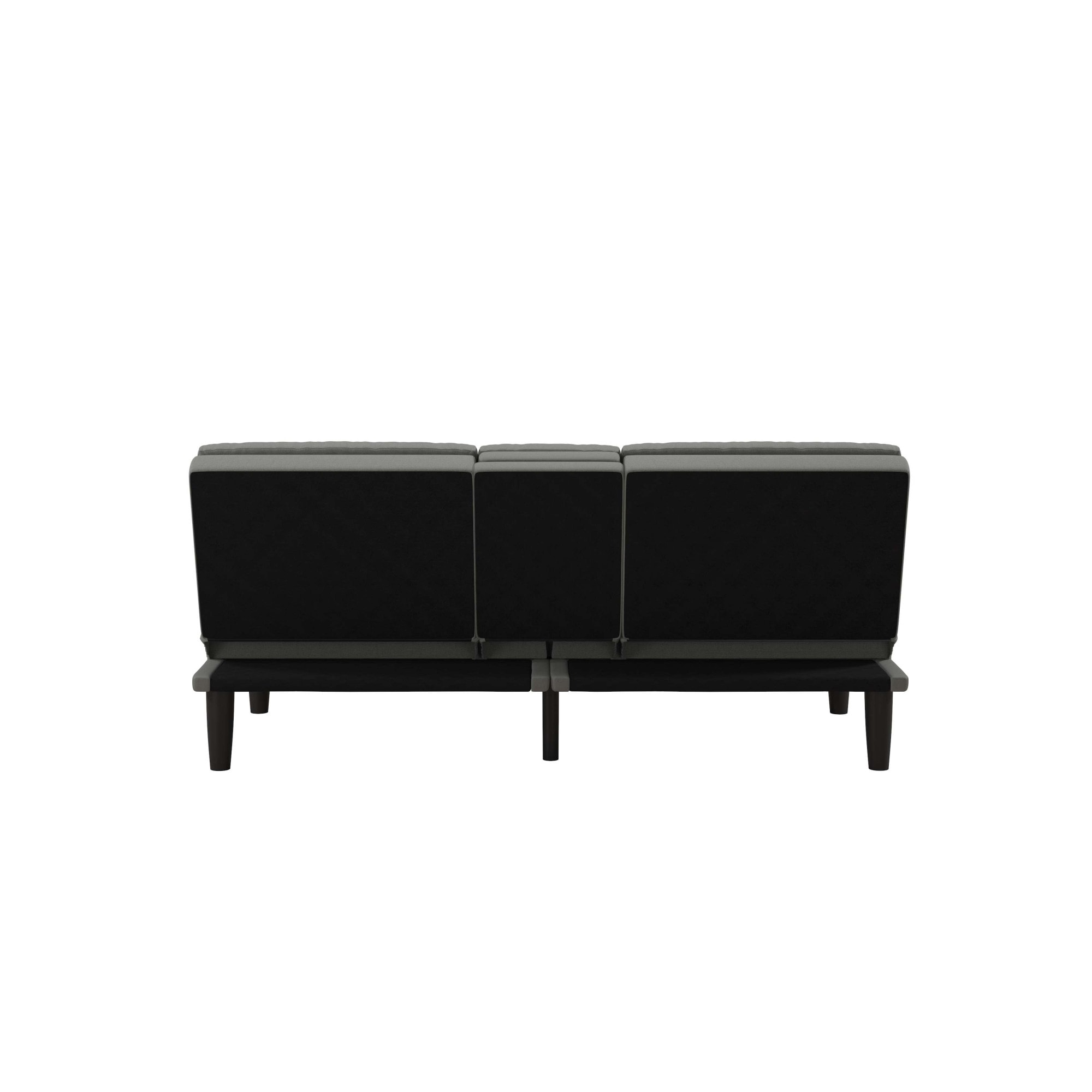 Dorel Home Schlafsofa »MAINE, Kinosofa mit Relax- und Bettfunktion, 2 Getränkehalter,«, Liegefläche 190 x 110 cm, Webstoff und Kunstleder