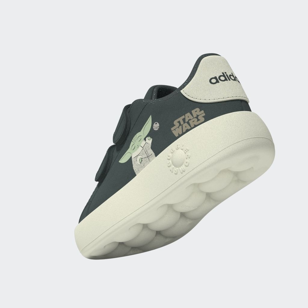 adidas Sportswear Klettschuh »ADVANTAGE MANDALORIAN CF I«, Design auf den Spuren des adidas Stan Smith, für Kinder
