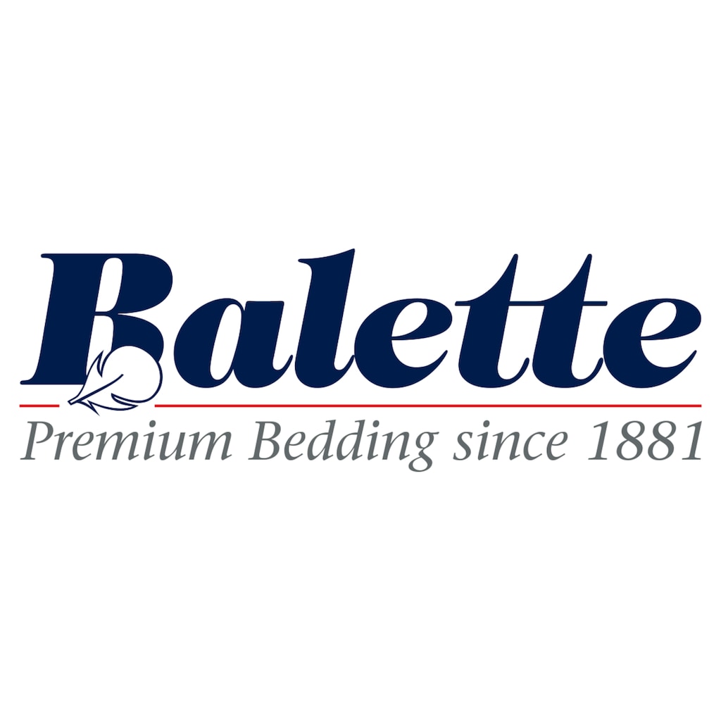 Balette Daunenbettdecke »Duvet Classic«, warm, Füllung neue reine Entendaunen (10%) und Entenfedern (90%), weiss, Bezug 100% Baumwolle, (1 St.)