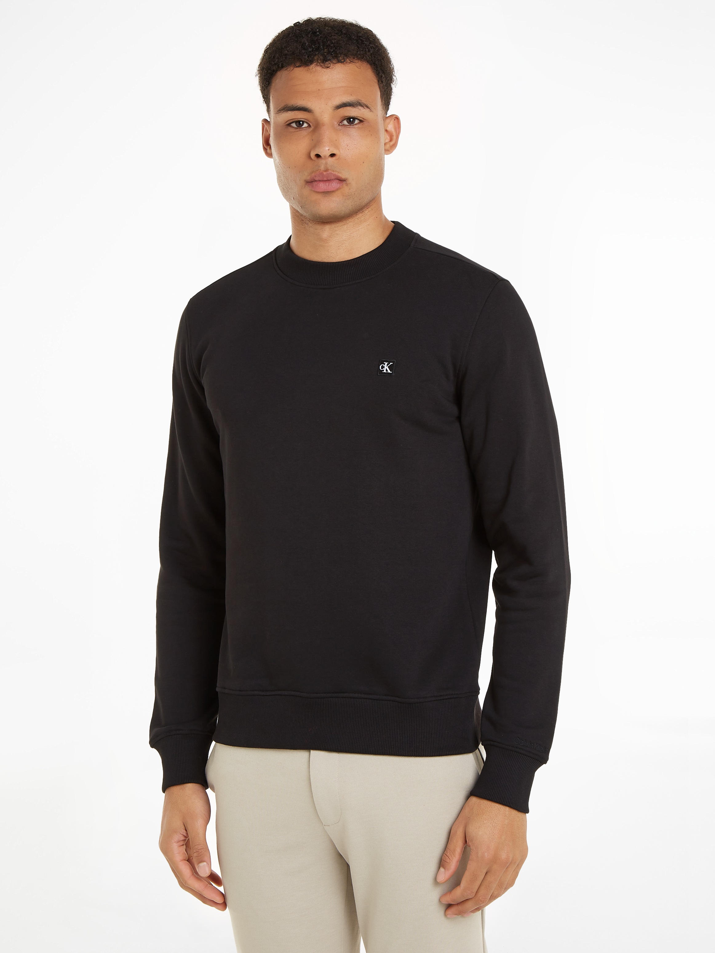 Calvin Klein Jeans Sweatshirt »CK EMBRO BADGE CREW NECK«, mit Logo-Stickerei