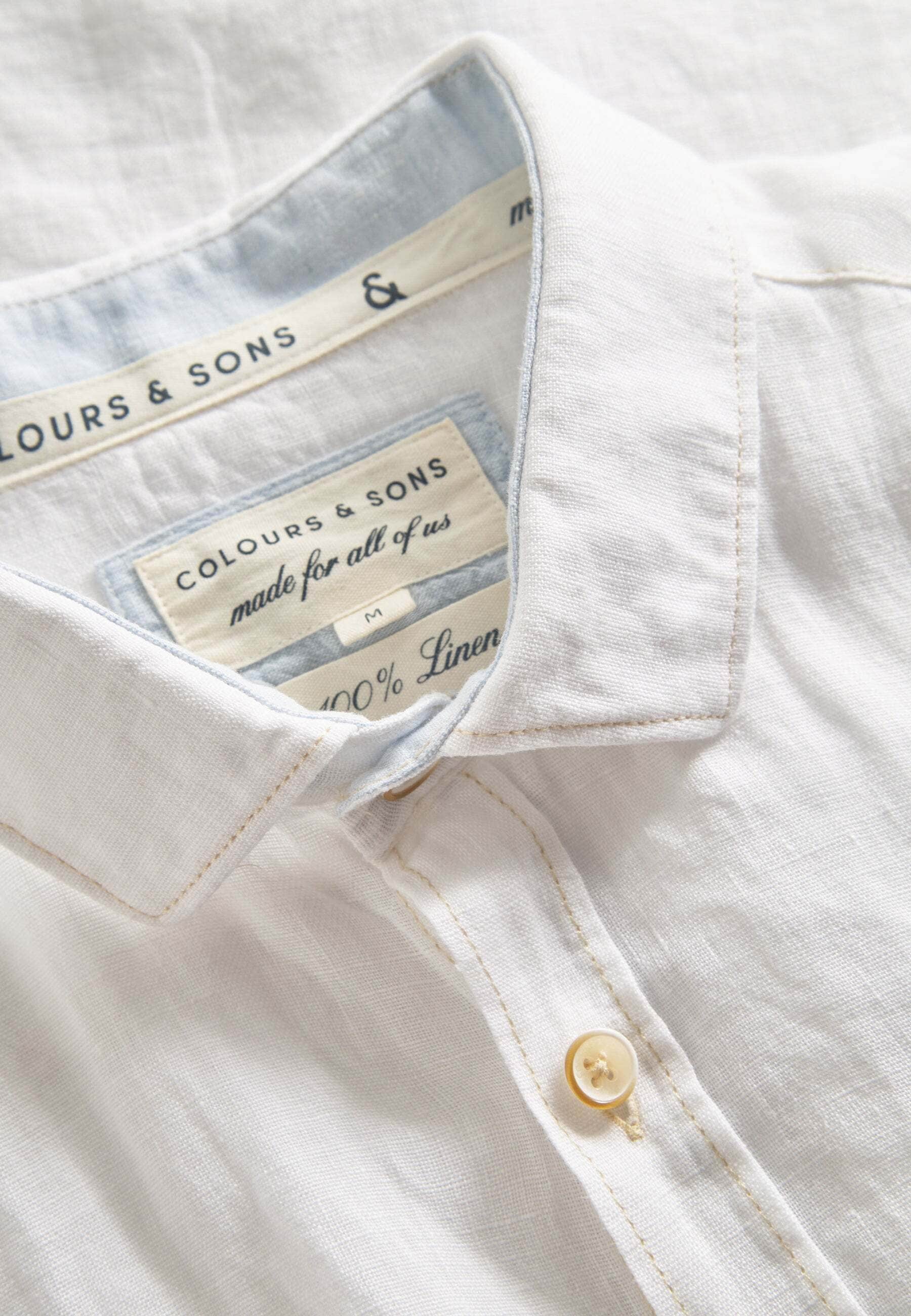colours & sons Kurzarmhemd »colours & sons Hemden Linen«