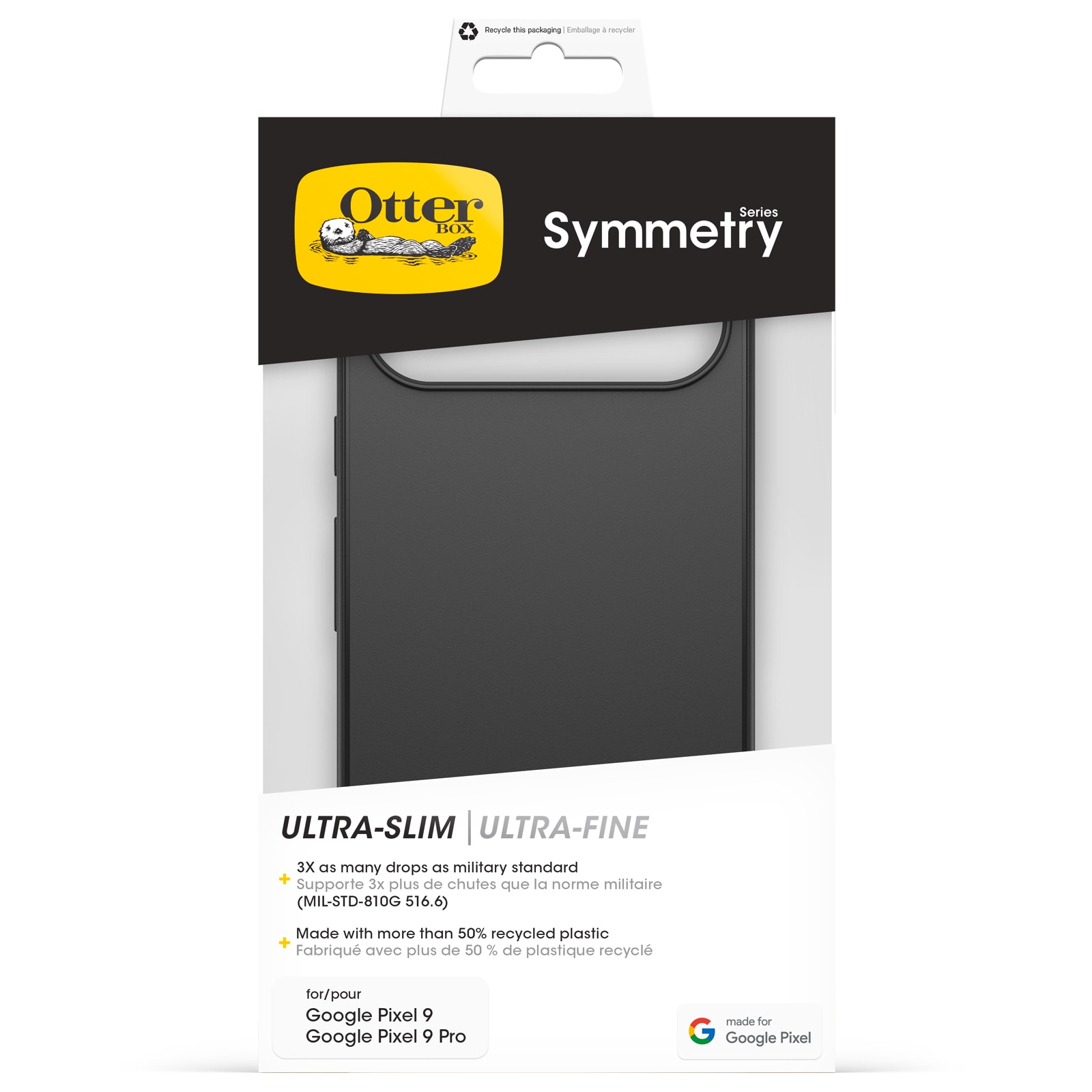 Otterbox Handyhülle »Symmetry für Google Pixel 9 / 9 Pro«, Backcover, Schutzhülle, Handyschutzhülle, Case, Schutzcase, stossfest