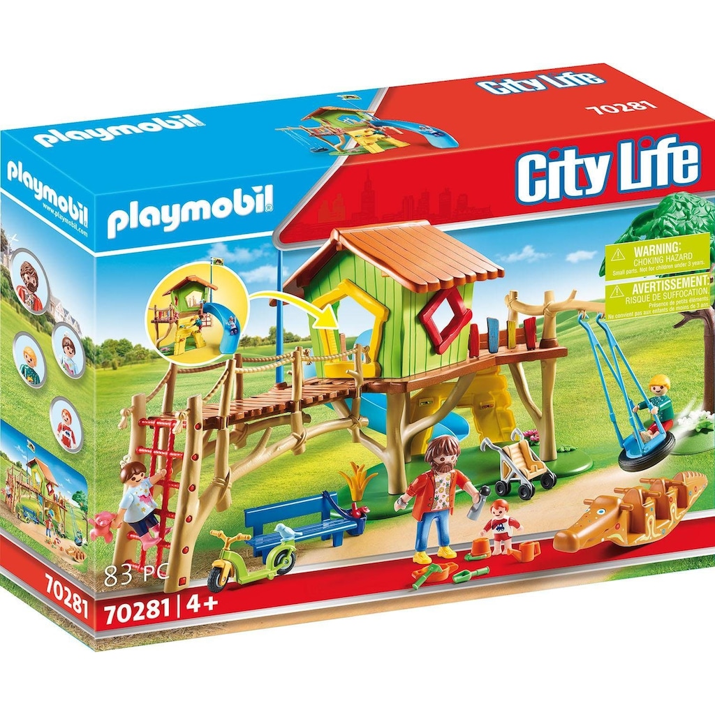 Playmobil® Konstruktions-Spielset »Abenteuerspielplatz (70281), City Life«, (83 St.)