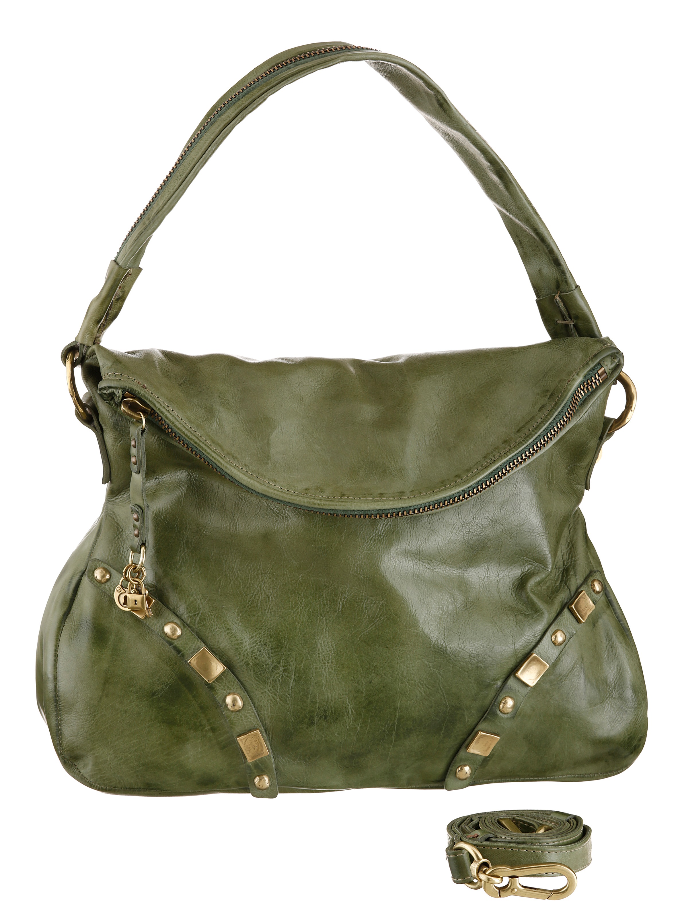 A.S.98 Henkeltasche, mit schöner Nietenverzierung kaufen