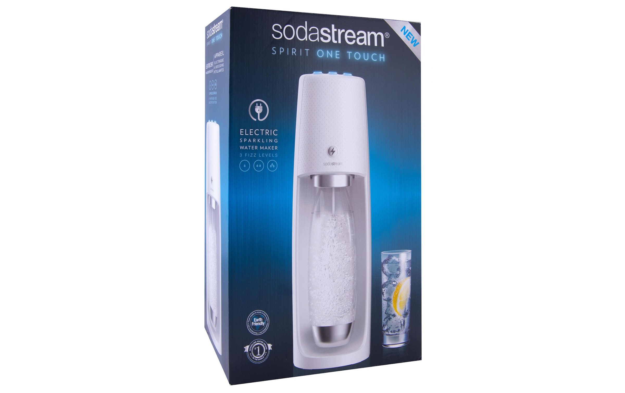 SodaStream Wassersprudler »SPIRIT ONE TOUCH«, (Set, 3 tlg.)