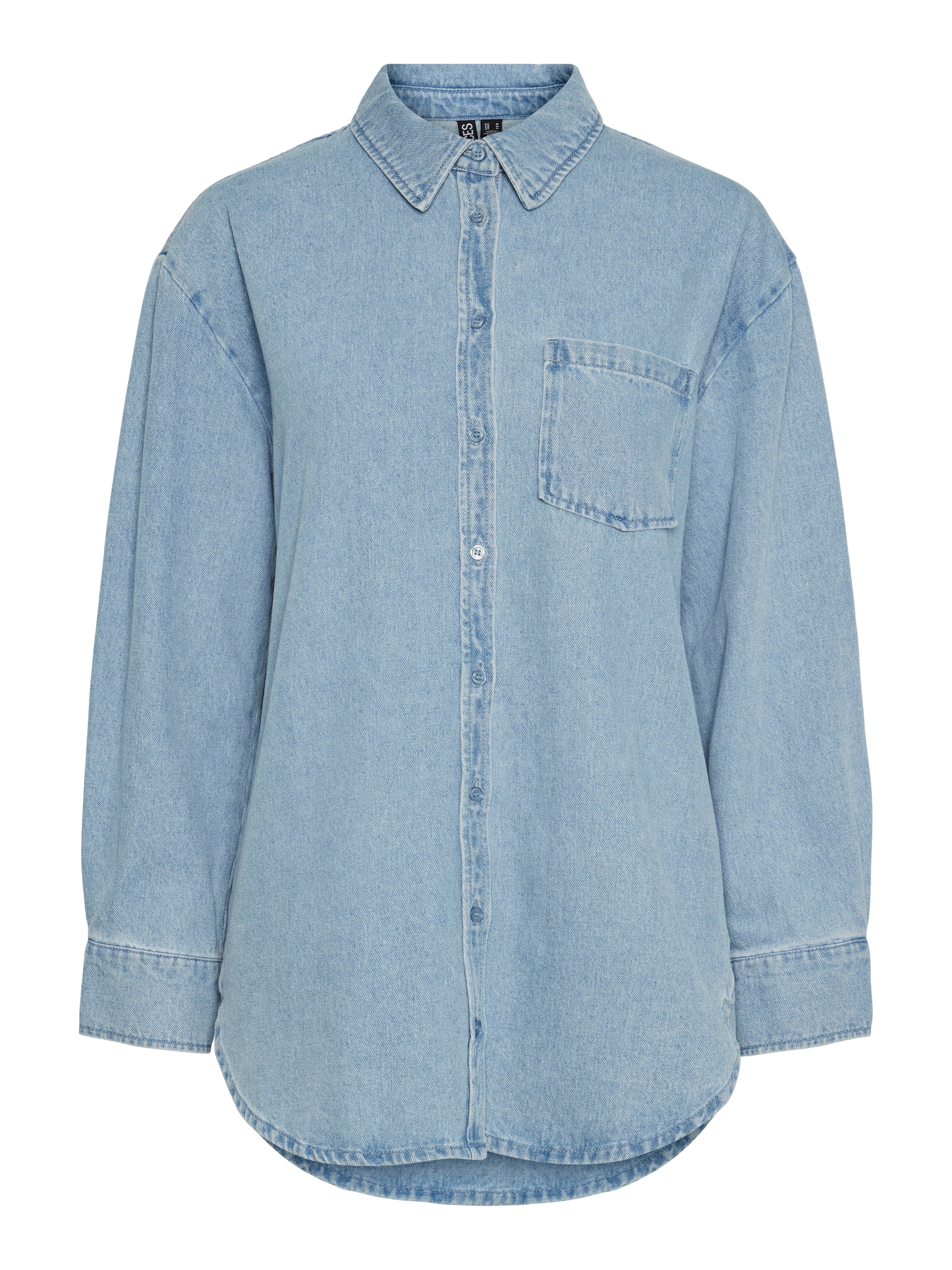pieces Jeansbluse »PCMAISIE LS DENIM SHIRT NOOS BC«