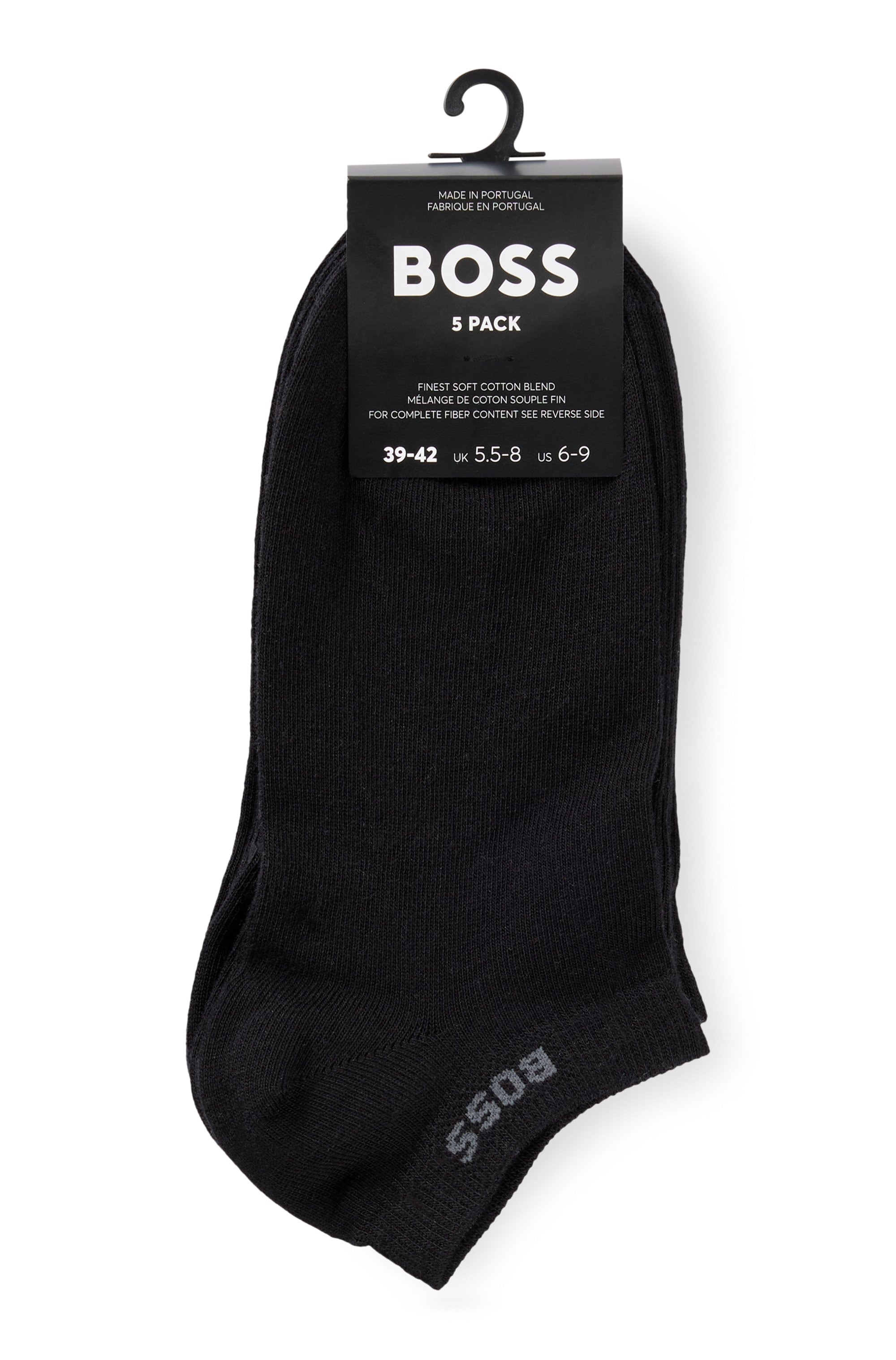 BOSS Sneakersocken »5P AS Logo CC W«, (Packung, 5 Paar, 5er), mit BOSS-Logoschriftzug