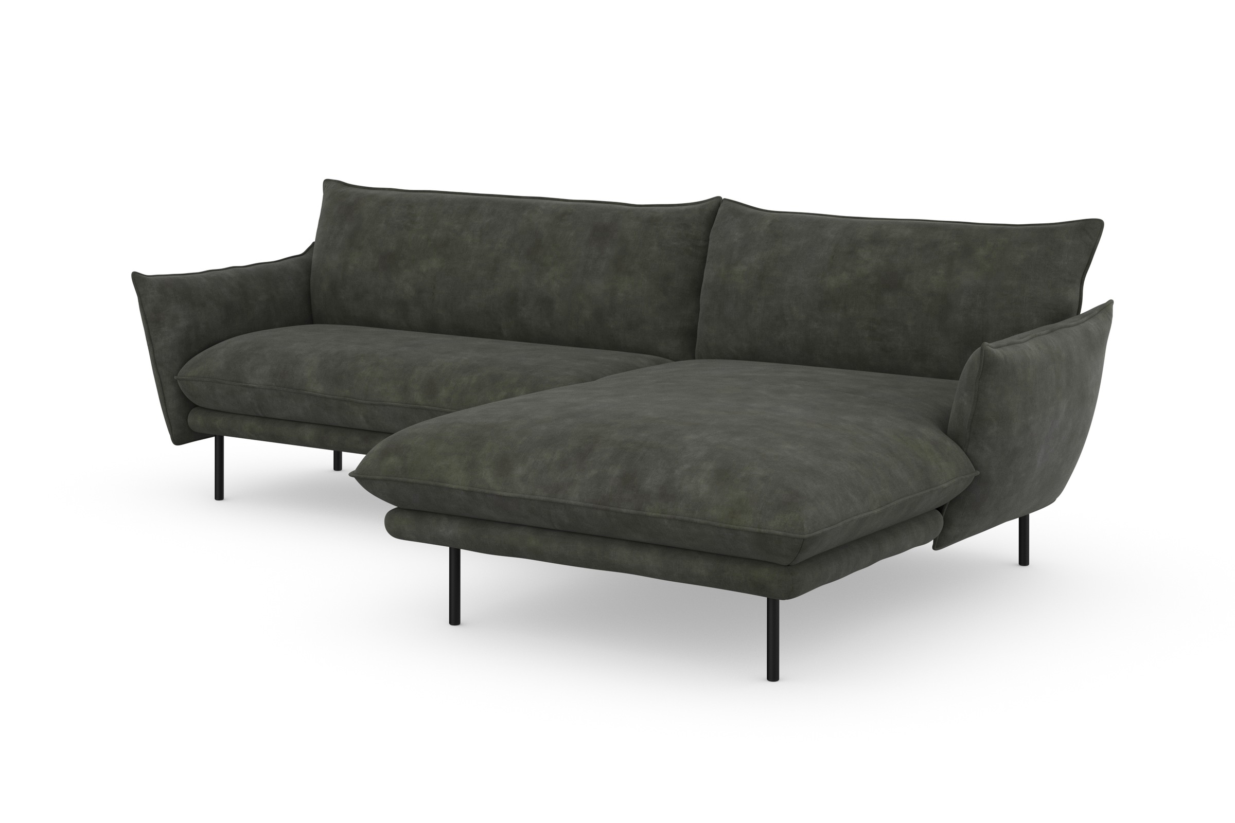andas Ecksofa »Stine L-Form«, Besonderes Design durch Kissenoptik und Keder, by Morten Georgsen