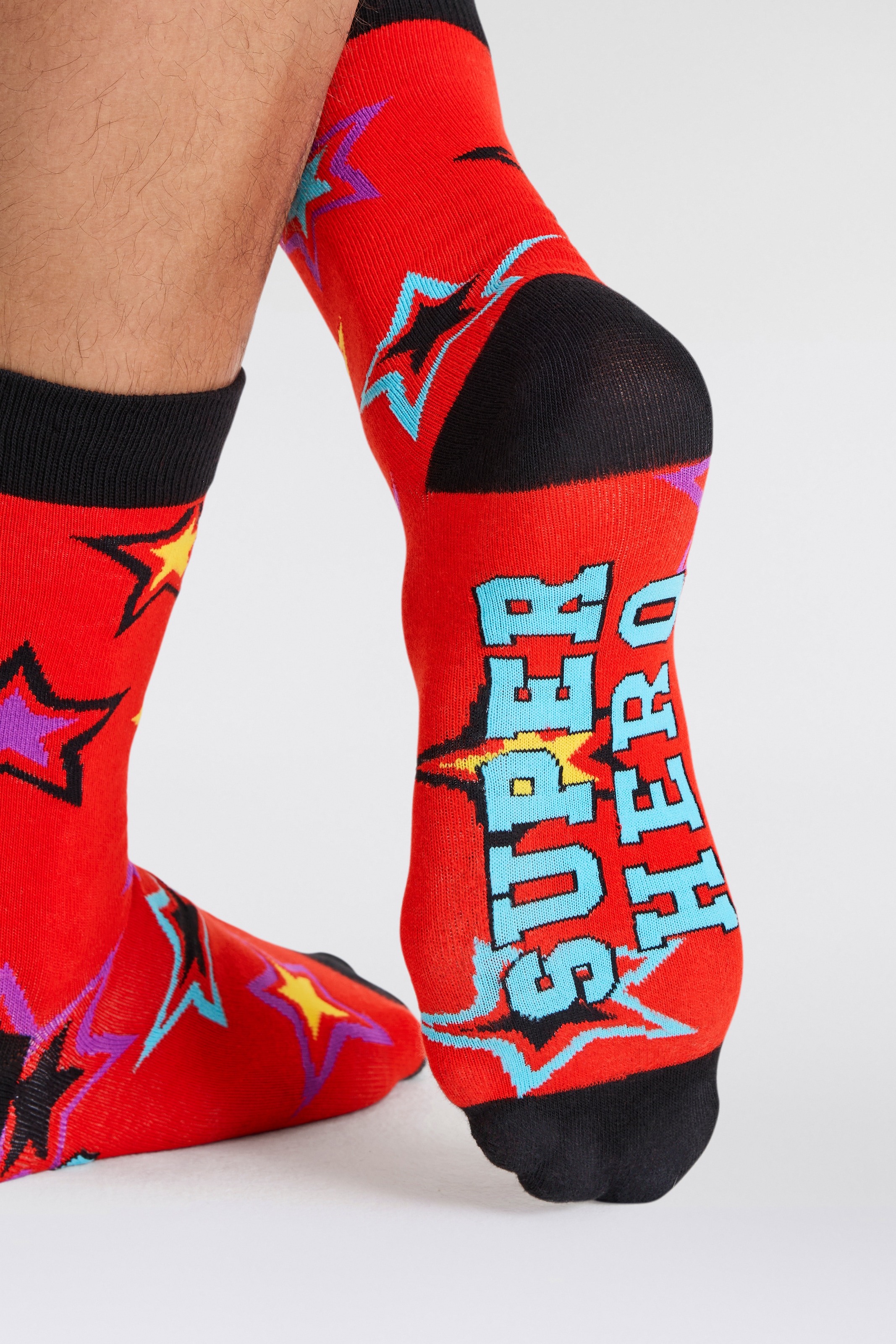 Apollo Socken »Geschenkbox Super-Dad oder Best Dad«, (3er Pack), verschiedenfarbige Designs, perfekt zum Vatertag oder Geburtstag