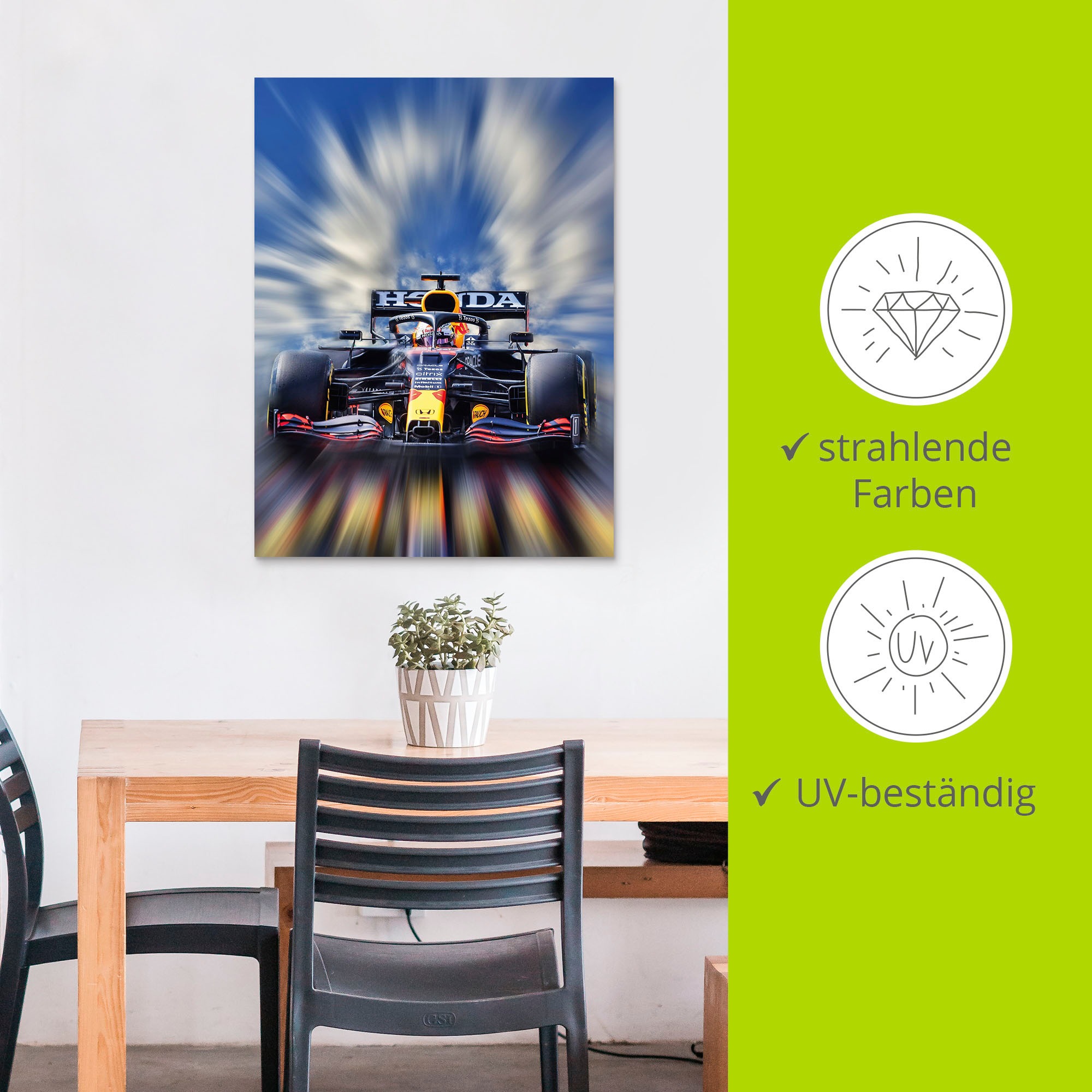 Artland Wandbild »Max Grössen Poster kaufen der Alubild, in (1 - Weltmeister | versch. Jelmoli-Versand Verstappen Wandaufkleber St.), oder Auto, Leinwandbild, online als Formel1«
