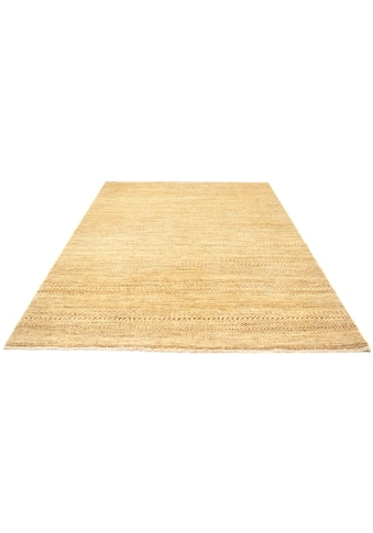 Wollteppich »Ziegler Teppich handgeknüpft beige«, rechteckig