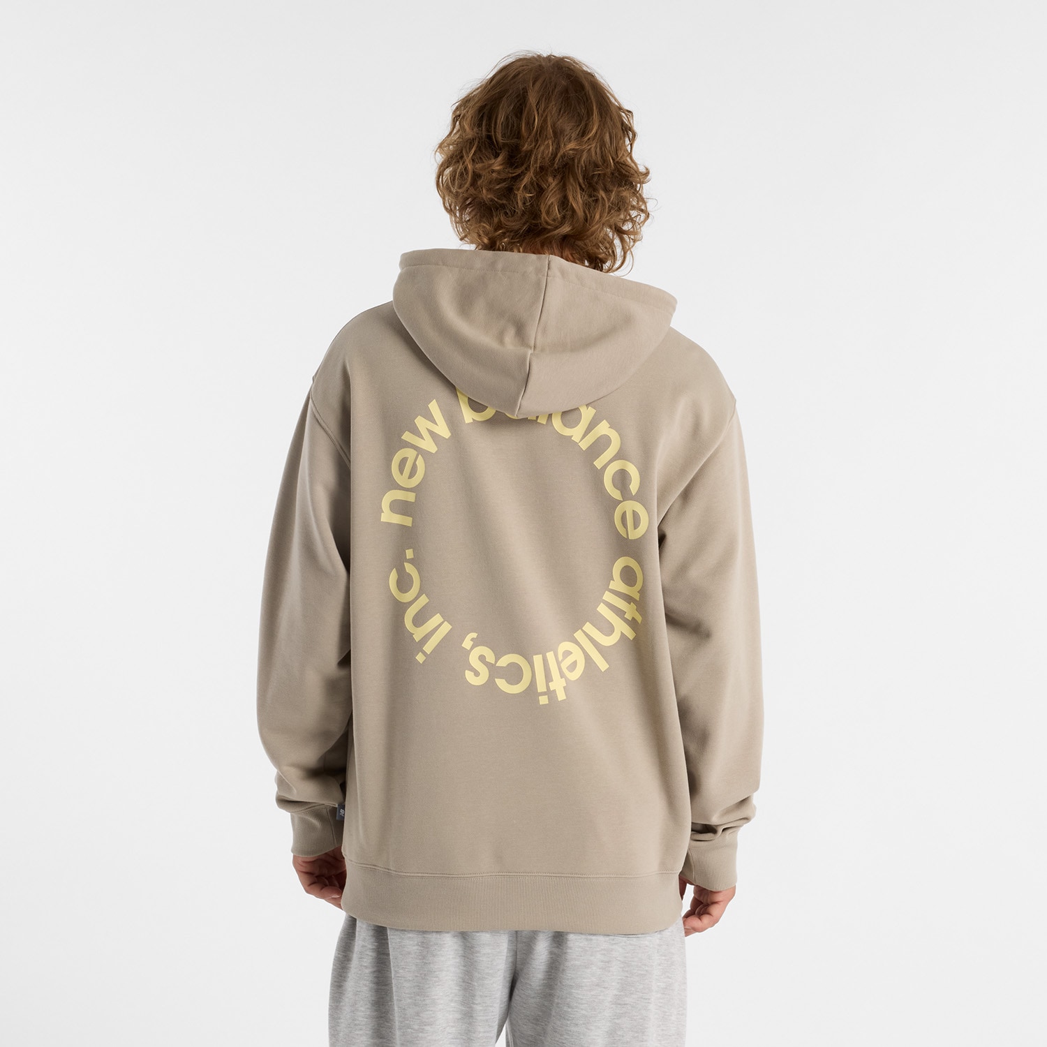 New Balance Kapuzensweatshirt »Circularogo Hoodie TIMBERWOLF«