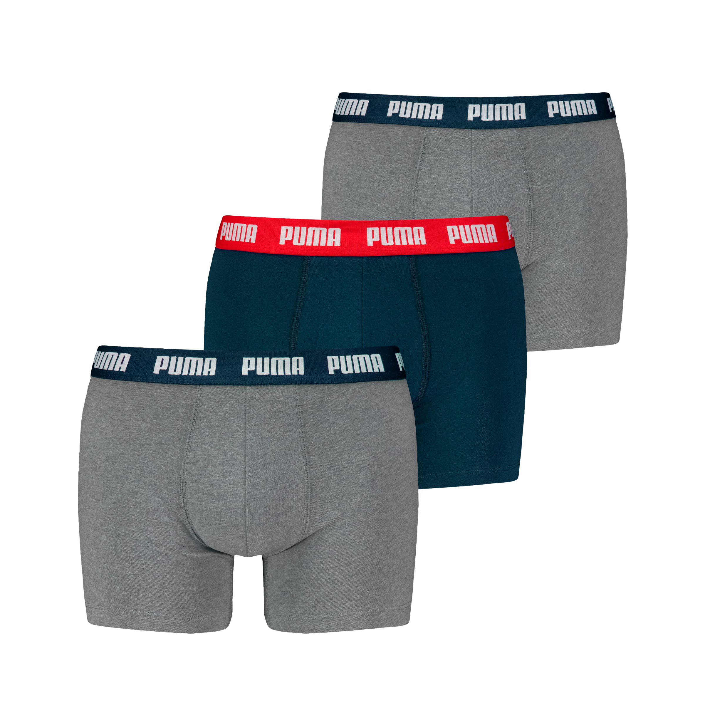 PUMA Boxershorts »PUMA MEN EVERYDAY BOXERS 3P« 3er Pack, mit Komfortbund