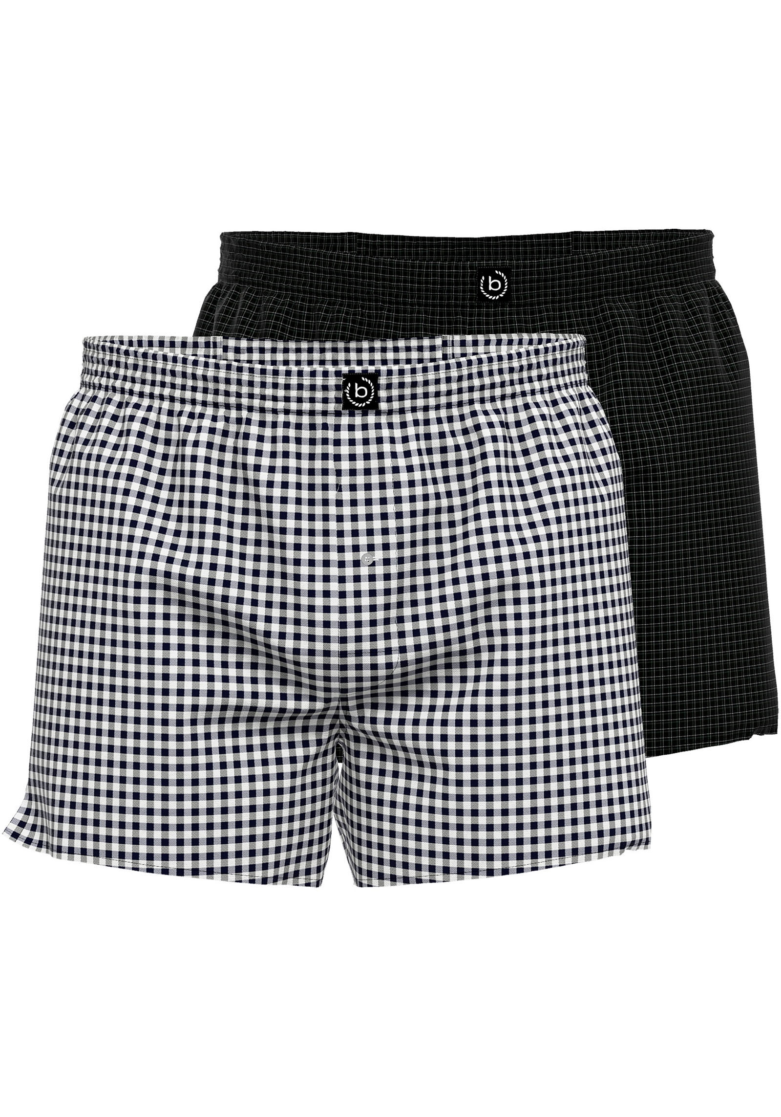 bugatti Boxershorts »Helsinki«, (2 St.), mit lässigem Fit