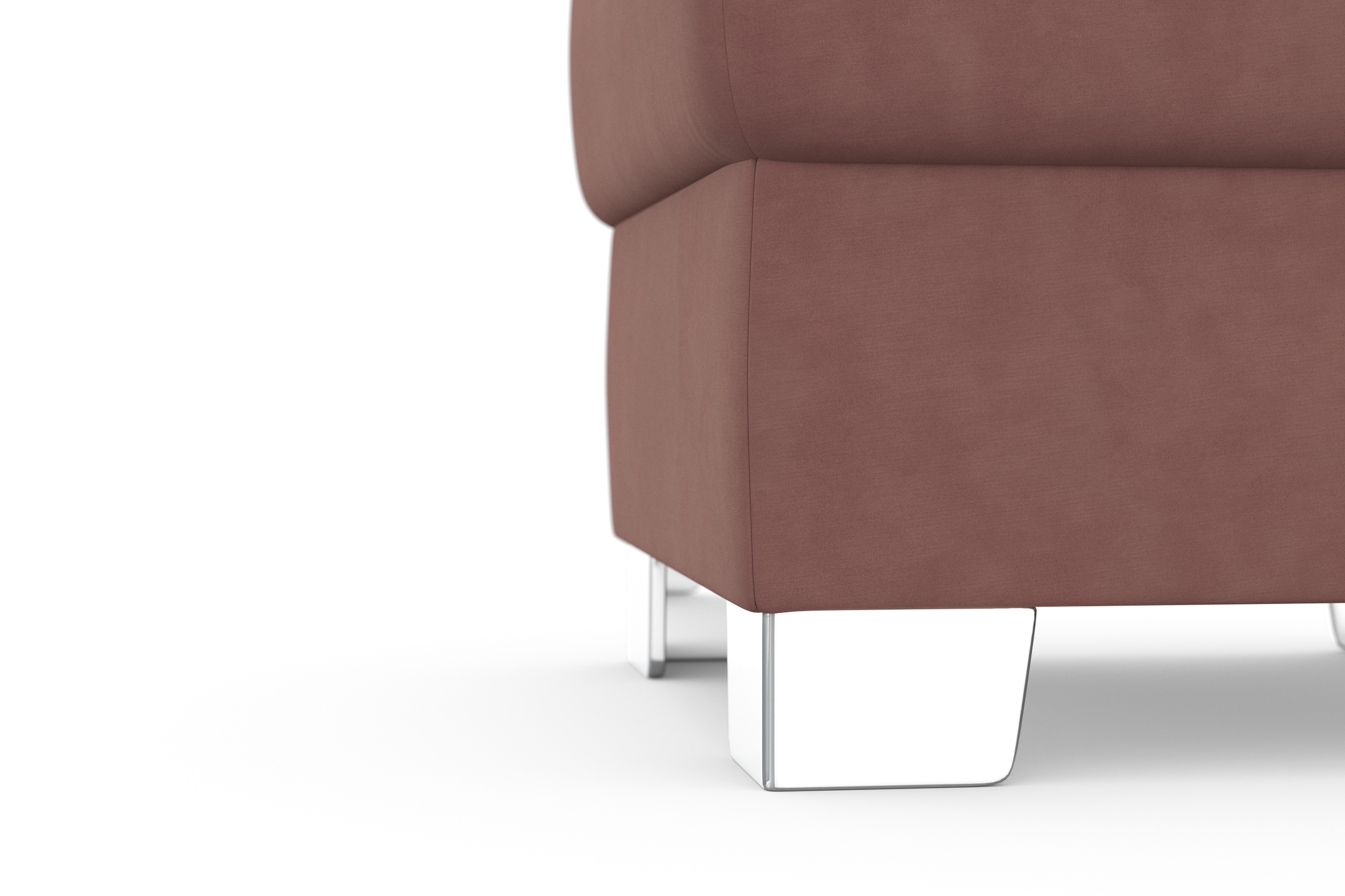 DOMO collection Hocker »Anzio«, wahlweise mit Federkern