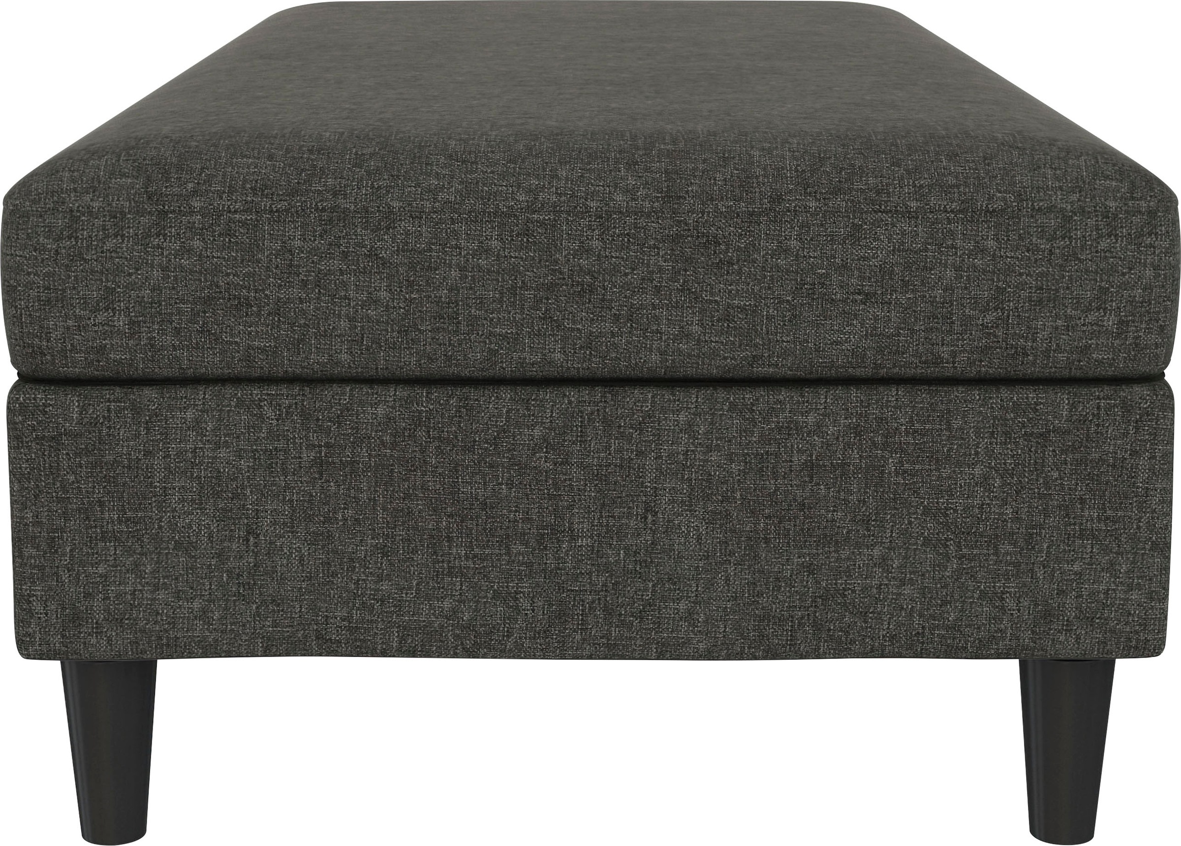 Dorel Home Stauraumhocker »Hartford«, Polsterhocker mit Stauraum, frei im Raum stellbar, Sitzhöhe 43 cm