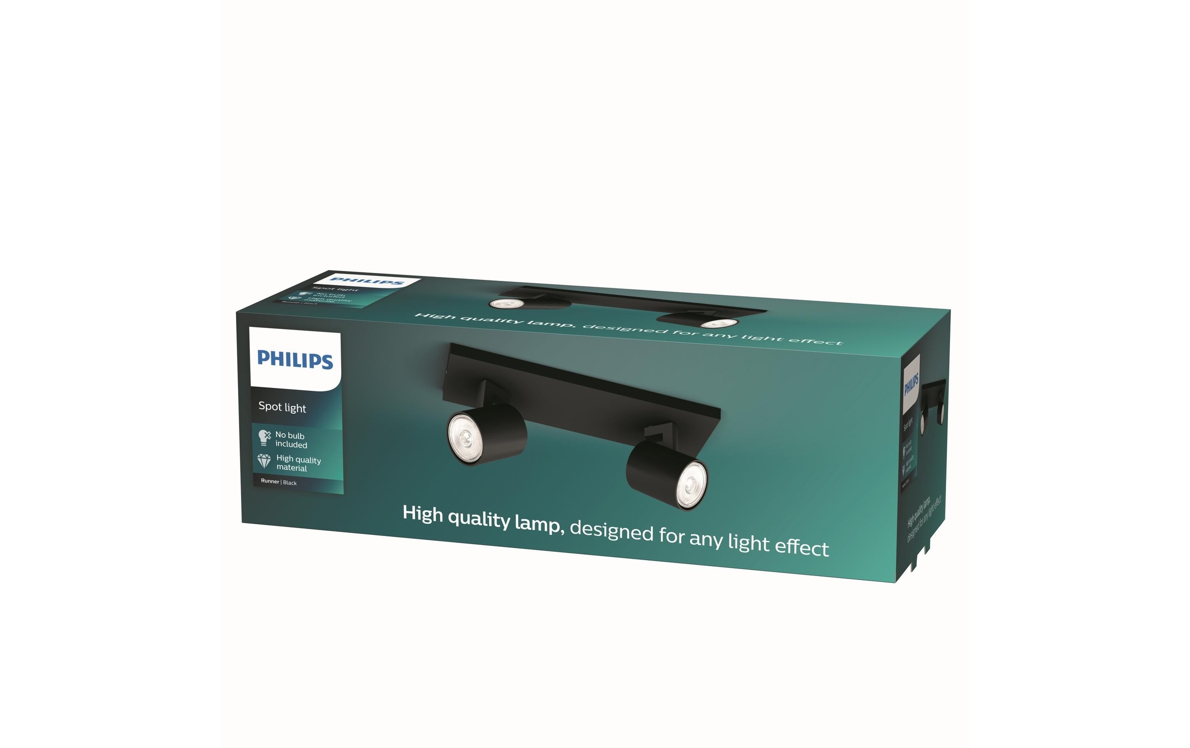 Philips Deckenspot »Philips RUNNER bar«, 2 flammig, Leuchtmittel GU10 | Leuchtmittel wechselbar