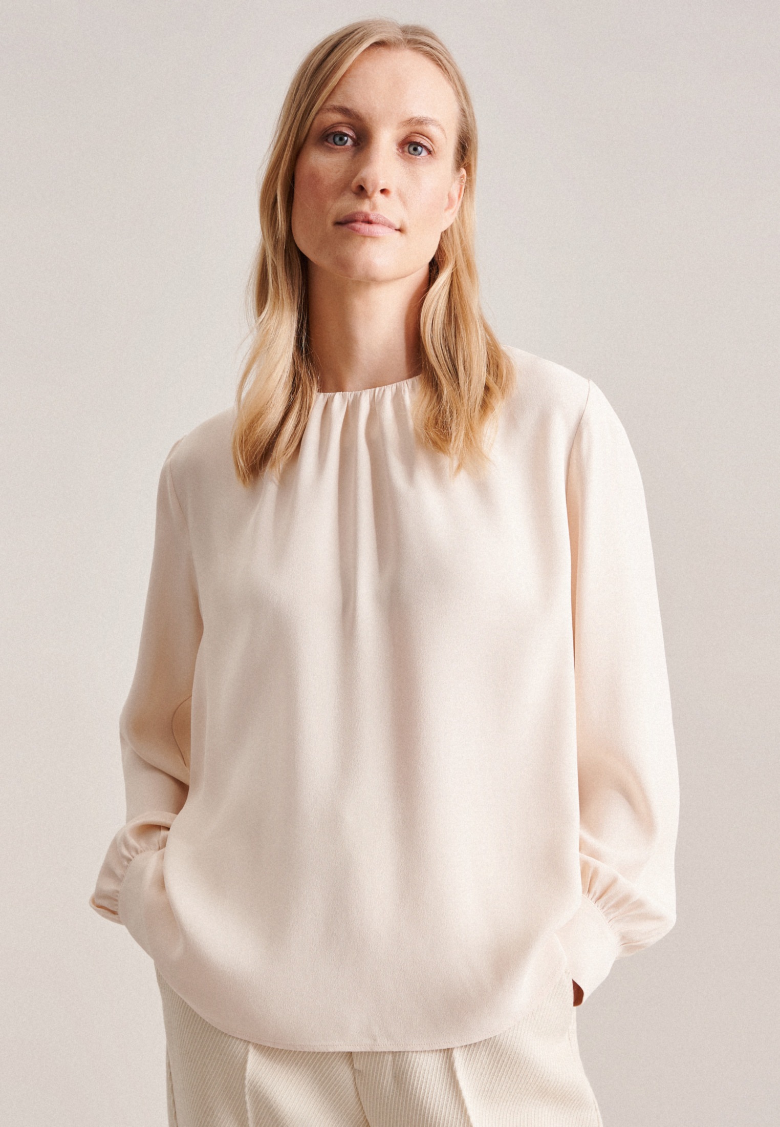 seidensticker Shirtbluse »Schwarze Rose« 3/4-Arm Rundhals Uni