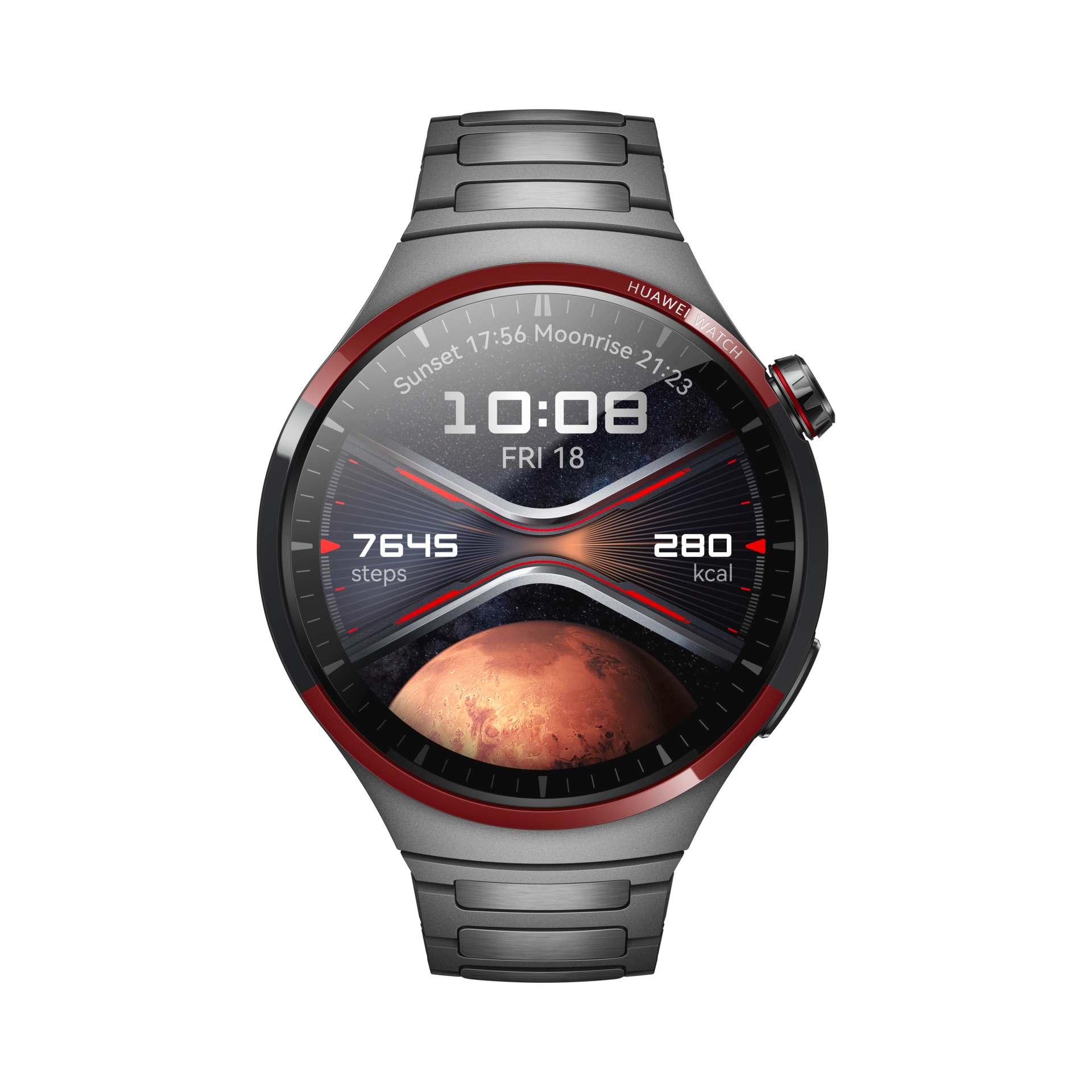 Huawei Smartwatch »Watch 4 Pro Space Edition, 3,8 cm (1,5 Zoll) AMOLED-Display«, (3,8 cm / 1,5 Zoll), Harmony OS, 32,00 GB, eSIM und LTE, SPo2, Sturzerkennung, One Touch Health