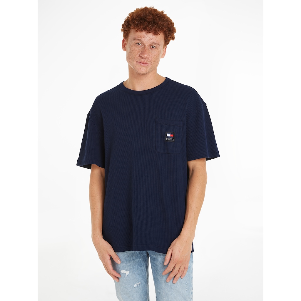 Tommy Jeans T-Shirt »TJM REG WAFFLE POCKET TEE«, mit Brusttasche
