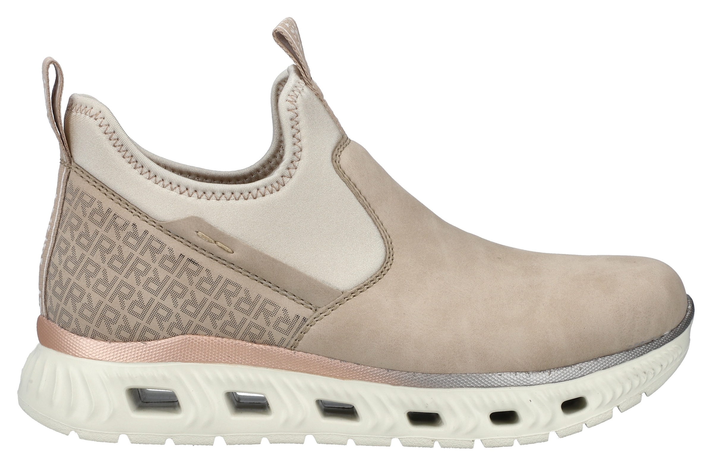 RIEKER Sport Schlupfboots, High-Top-Sneaker, Schlupfboots mit elastischem Schaft