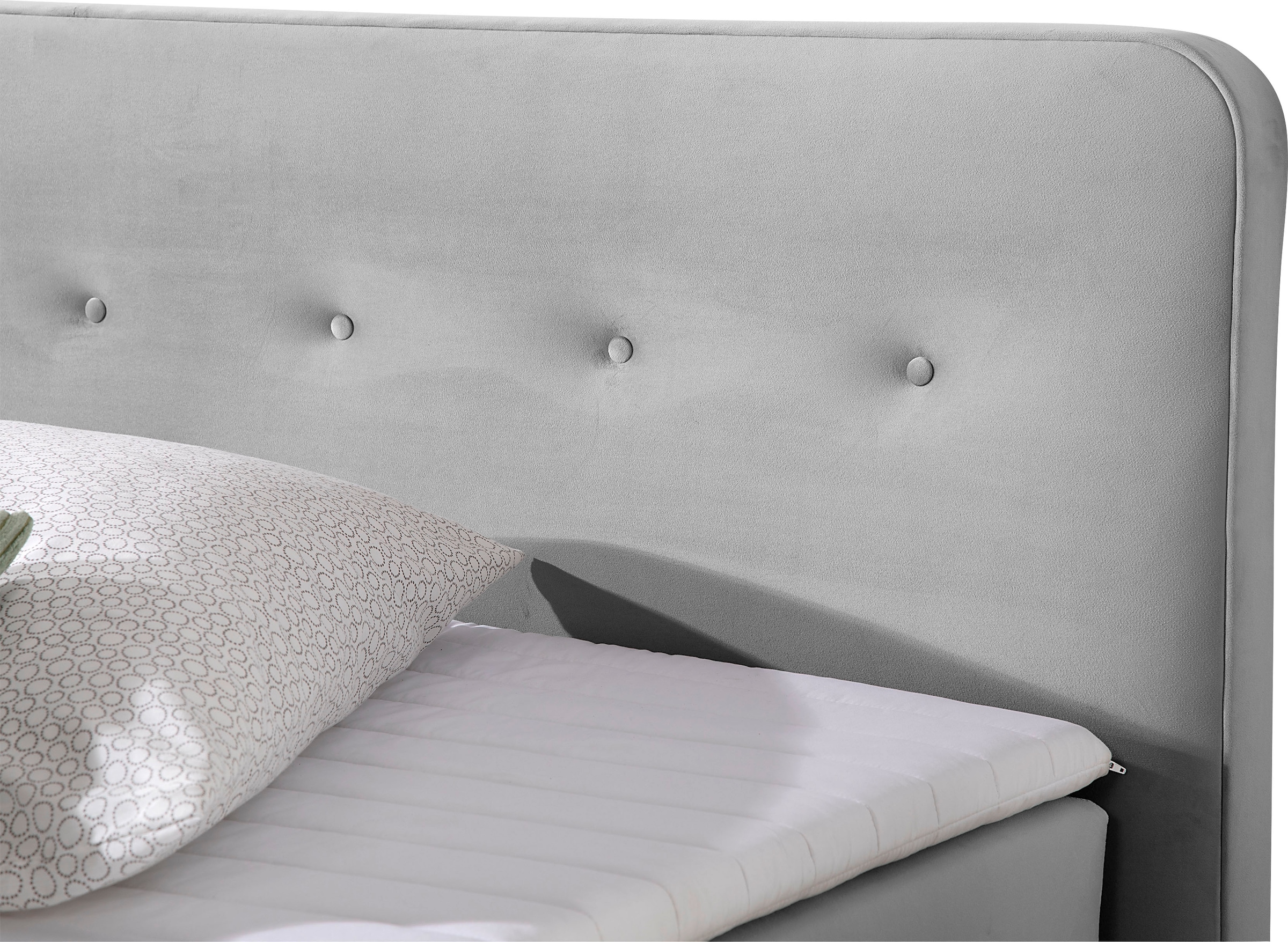 Home affaire Boxspringbett »Fargo«, in Überlänge 220 cm, mit Topper, 3 Ausführungen, 4, Breiten