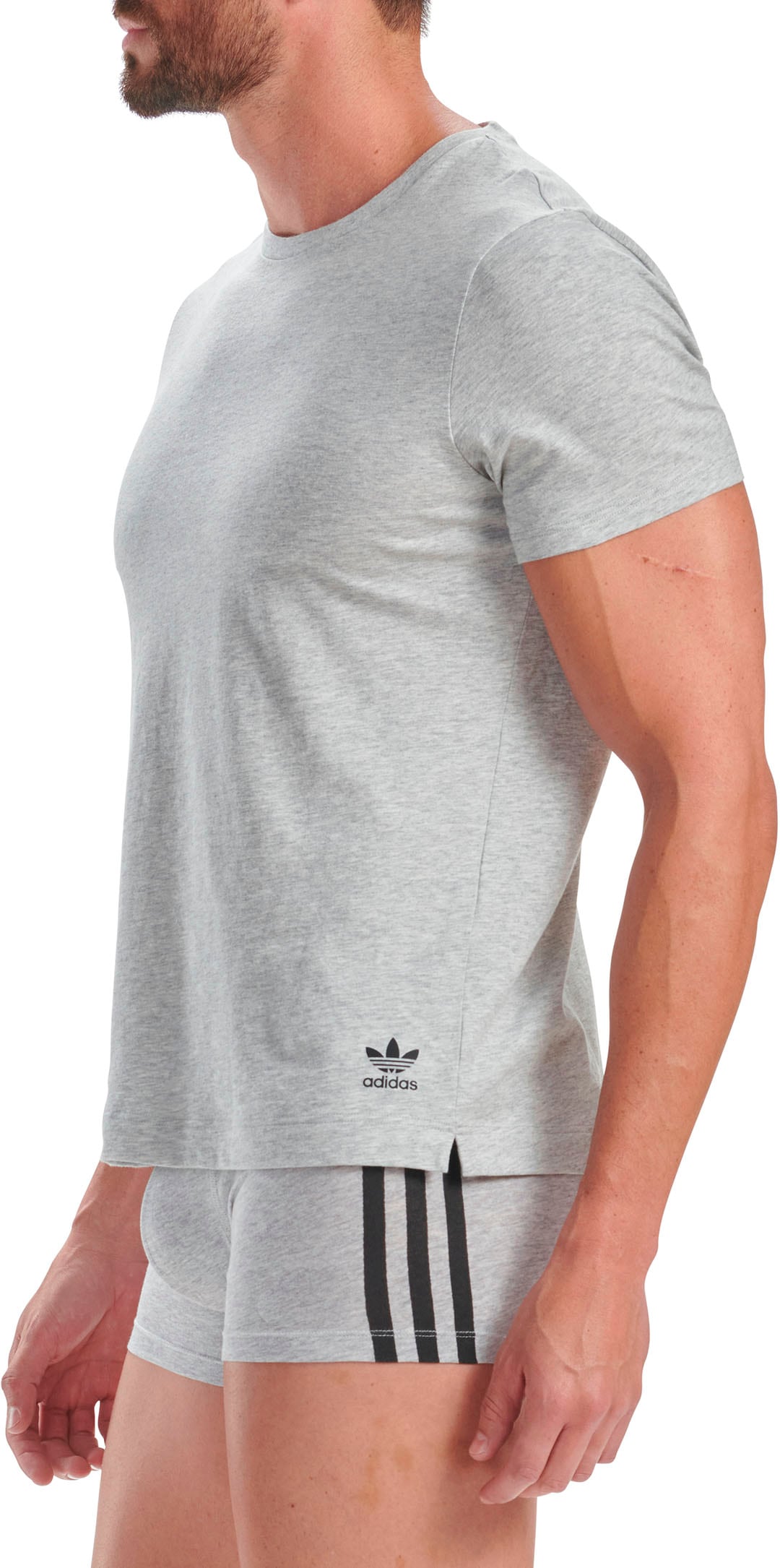 adidas Originals Unterhemd »Comfort Core Cotton«, (2er Pack), mit sportlichem Rundhalsausschnitt