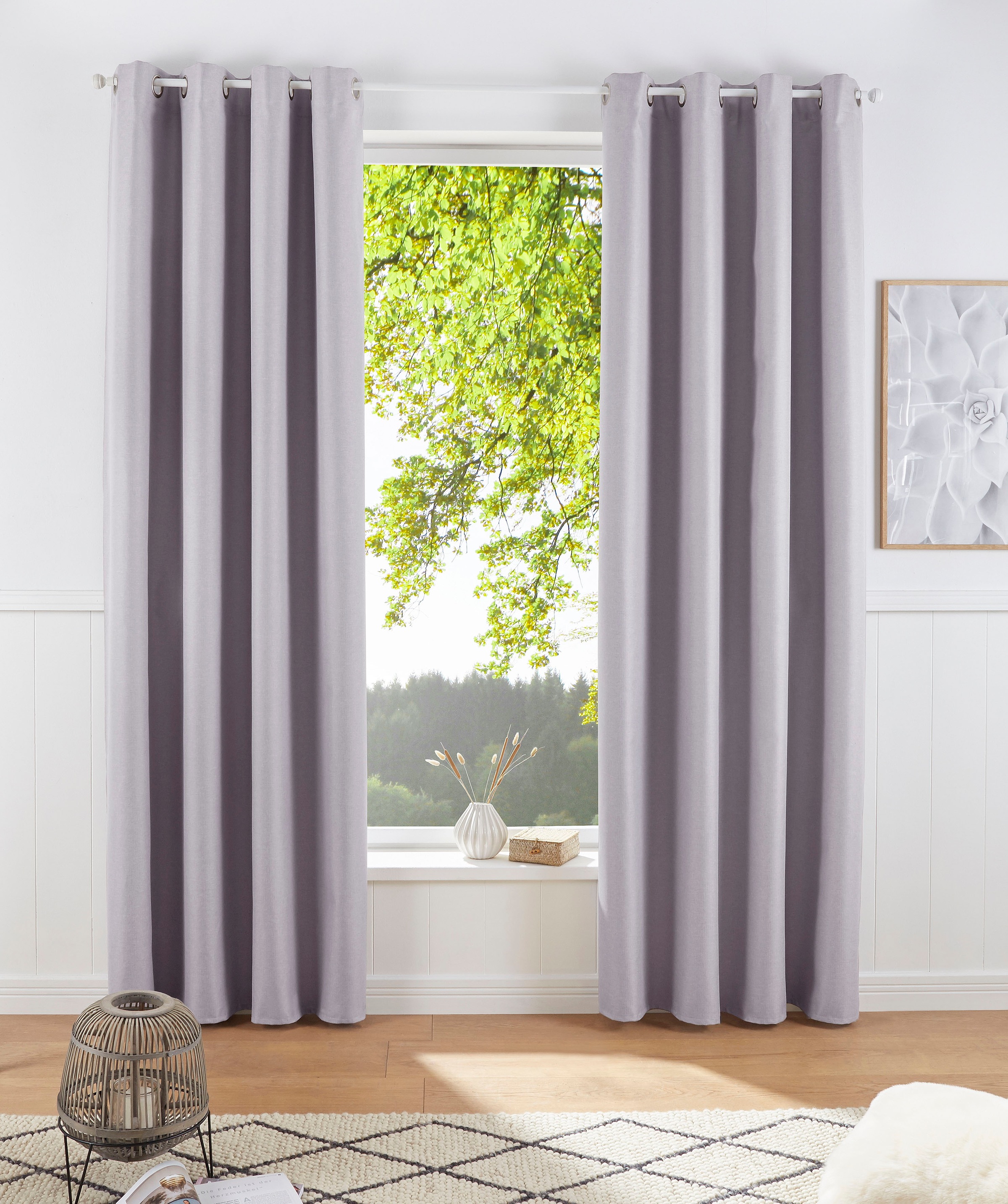 elbgestoeber Verdunkelungsvorhang »Elbmantel«, (1 St.), blickdicht, monochrom mit... kaufen