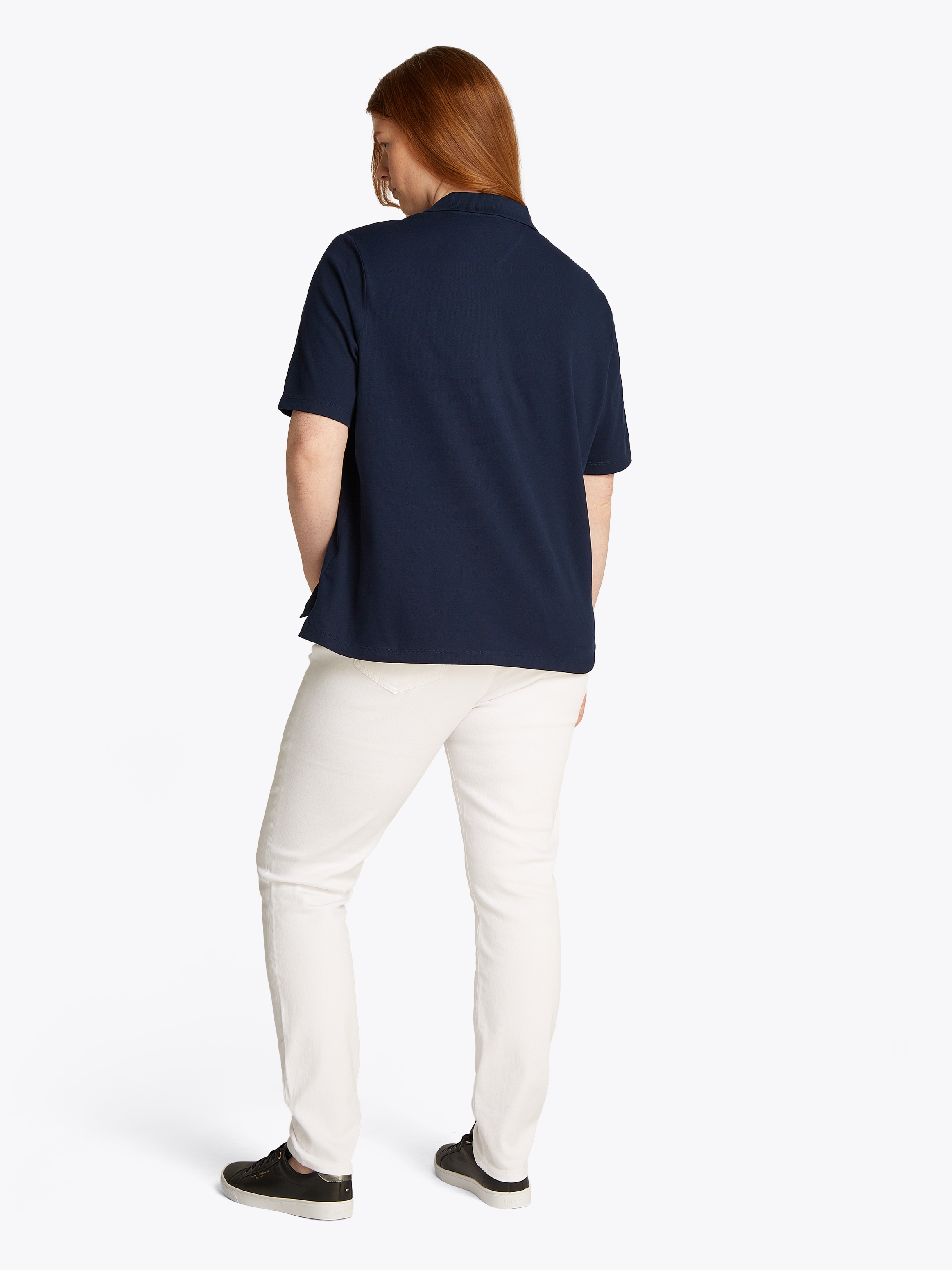 Tommy Hilfiger Curve Poloshirt »CRV 1985 REG PIQUE POLO SS«, in grossen Grössen