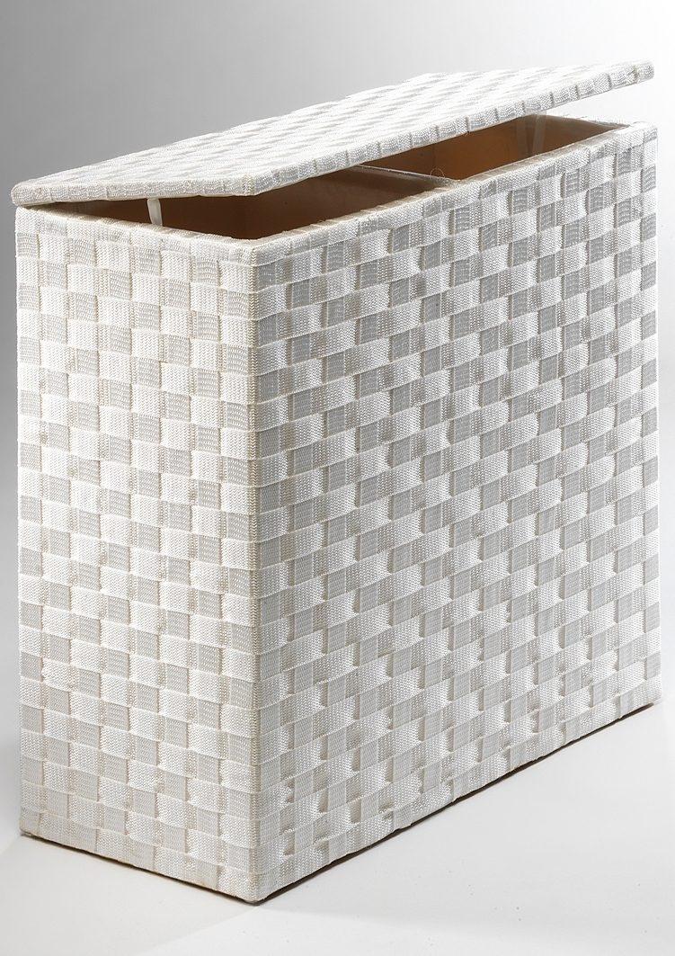 locker Wäschesortierer Nylon geflochten, Höhe 64 cm
