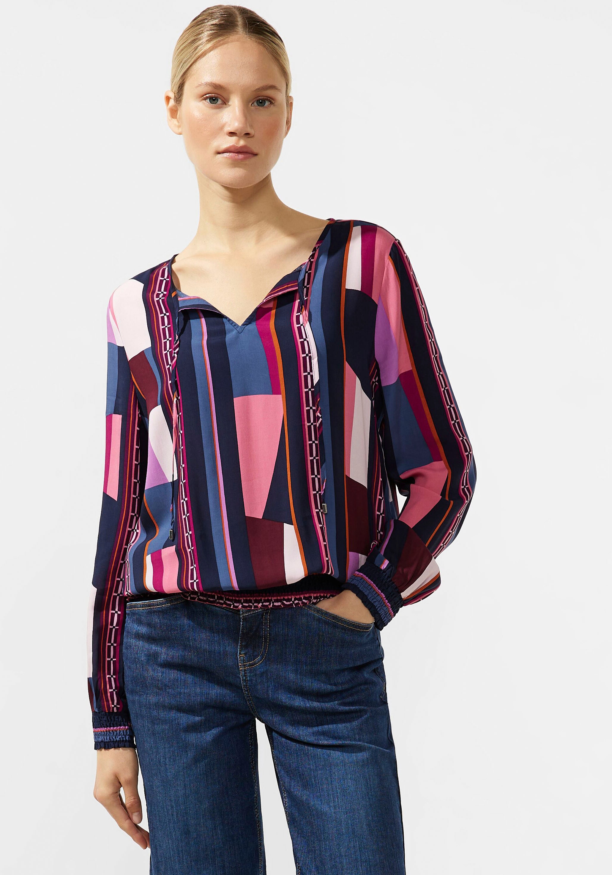 STREET ONE Shirtbluse, im lockeren Tunikastyle online kaufen |  Jelmoli-Versand