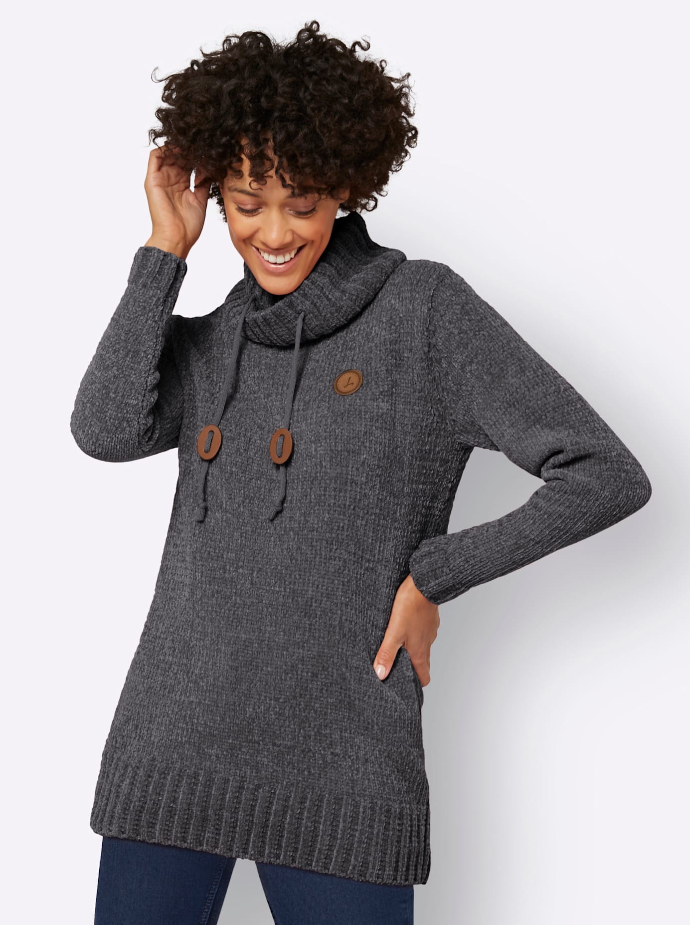Casual Looks Strickpullover »Longpullover«