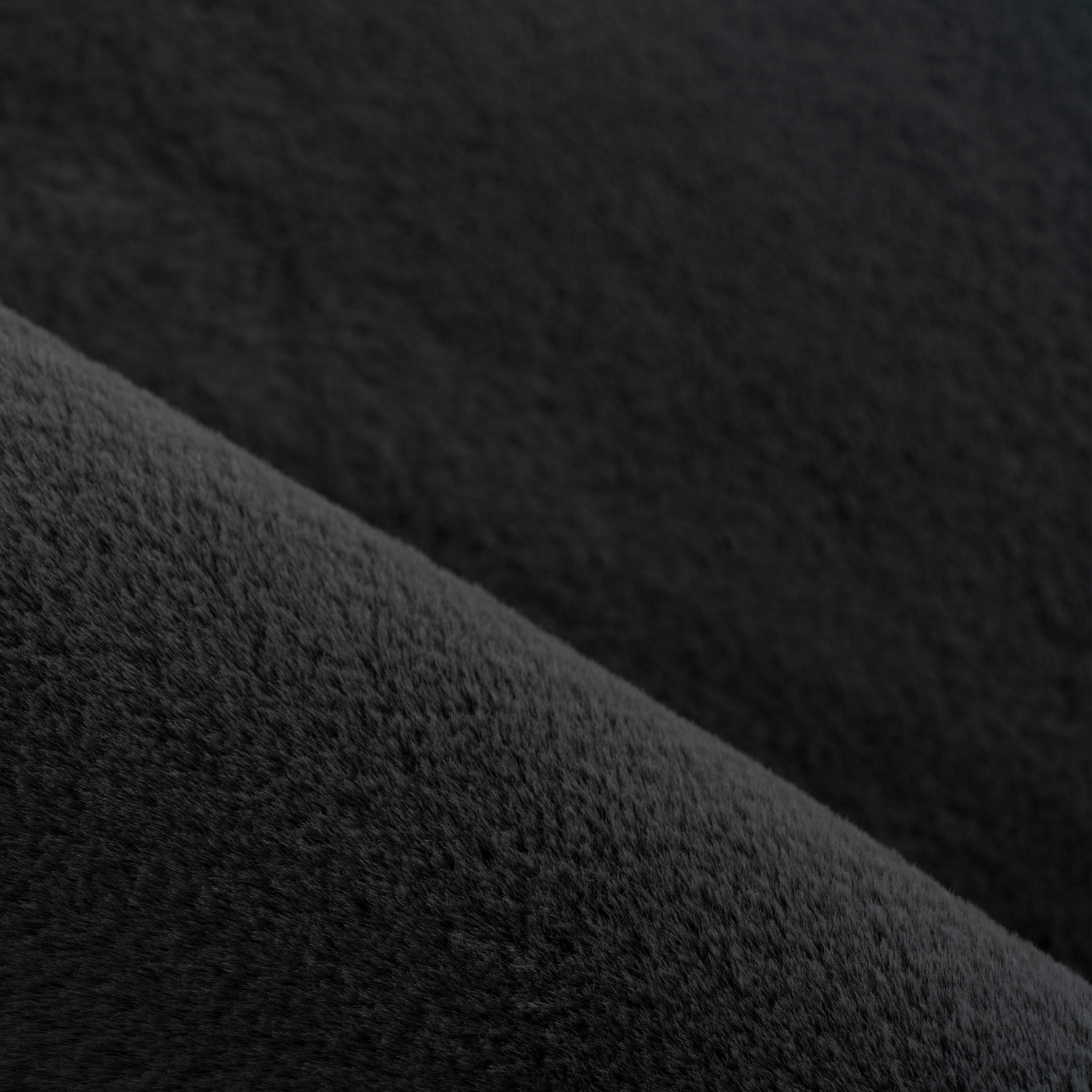 Ayyildiz Teppiche Hochflor-Teppich »POUFFY 5100«, rund, 20 mm Höhe, Läufer, weicher glatter Softflor, Kaninchen Fell Haptik, waschbar