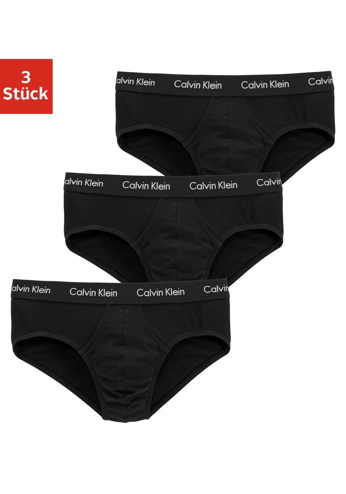 Calvin Klein Underwear Hipster »CK HIP BRIEF 3PK« 3 Stk. mit Logo-Stretchbund